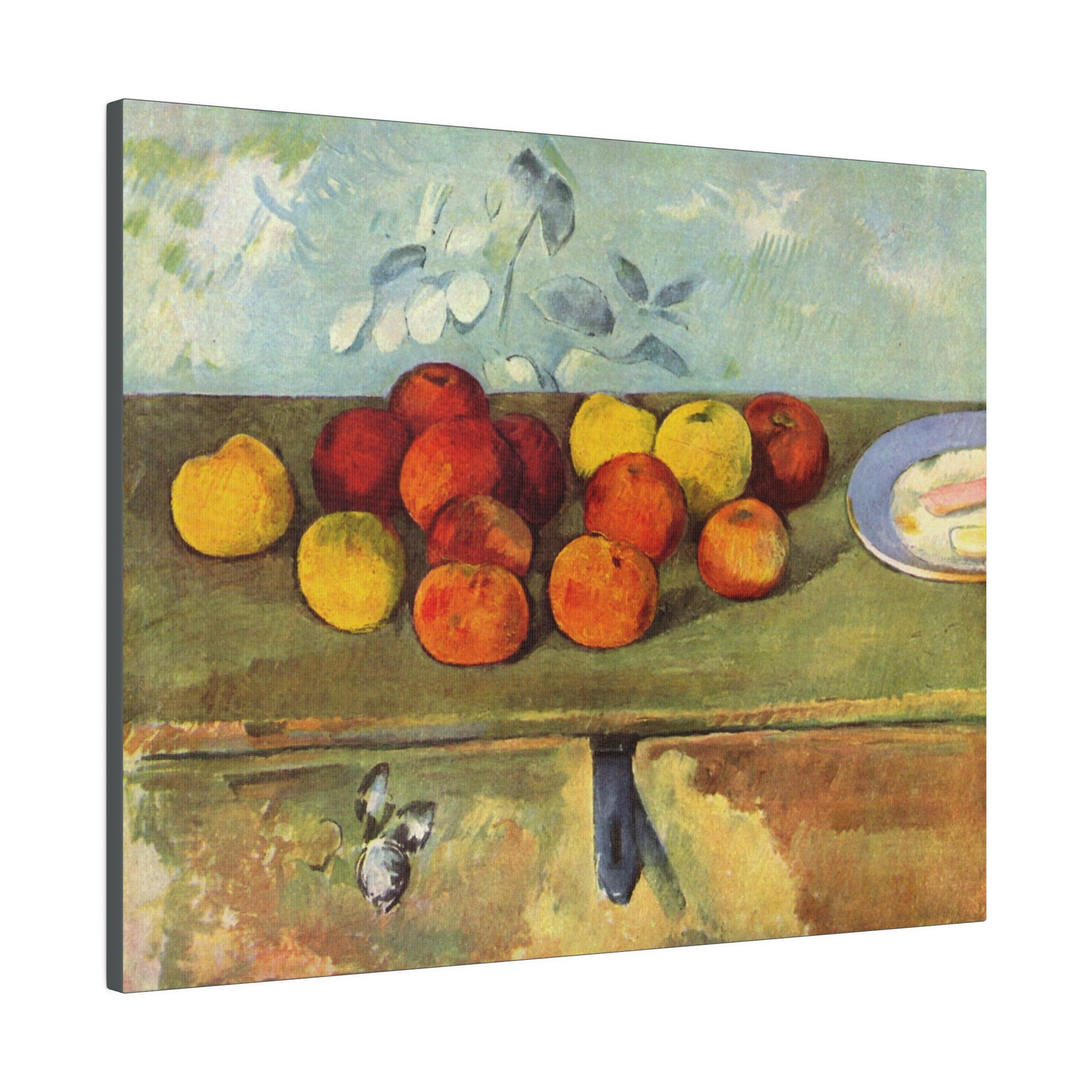 Apples & Biscuits 1895 - Paul Cezanne - Matte Canvas, Stretched, 0.75" - Spruced Roost