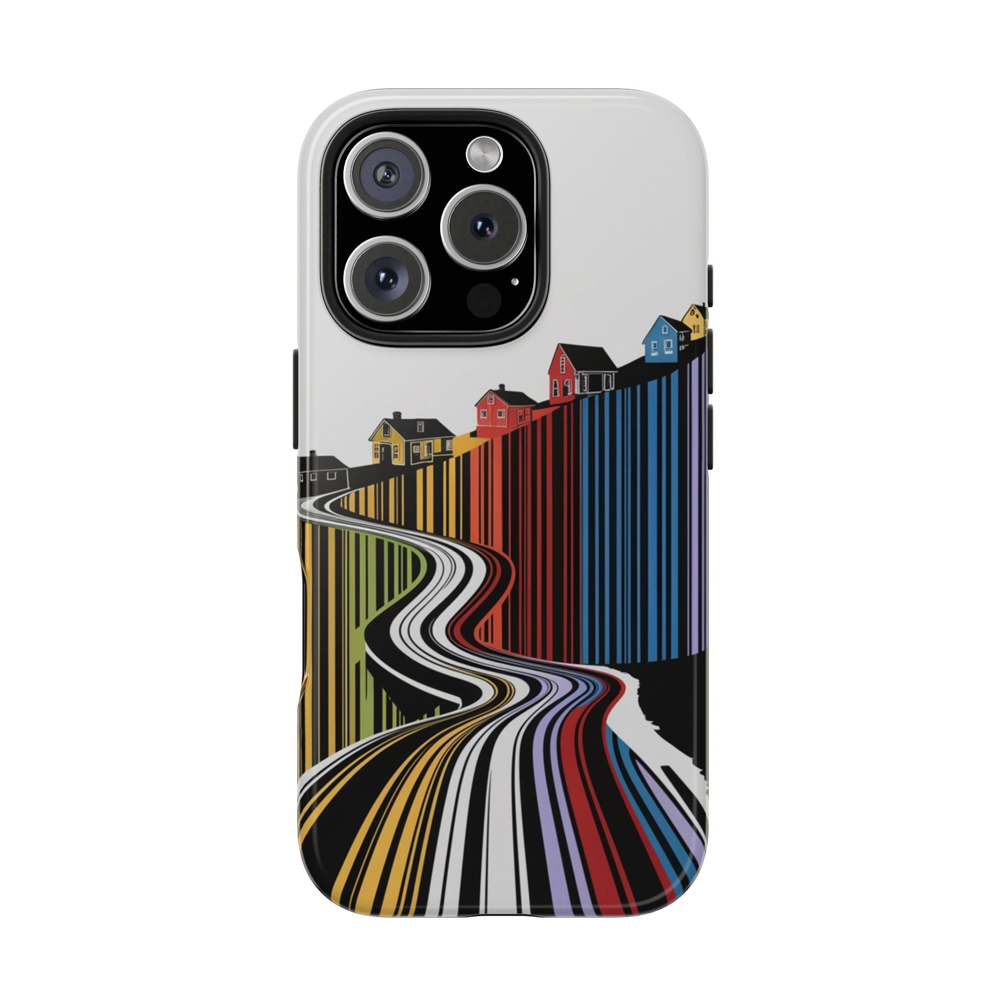 Modern Suburbs - Tough Case for iPhone 14, 15, 16 - Spruced Roost