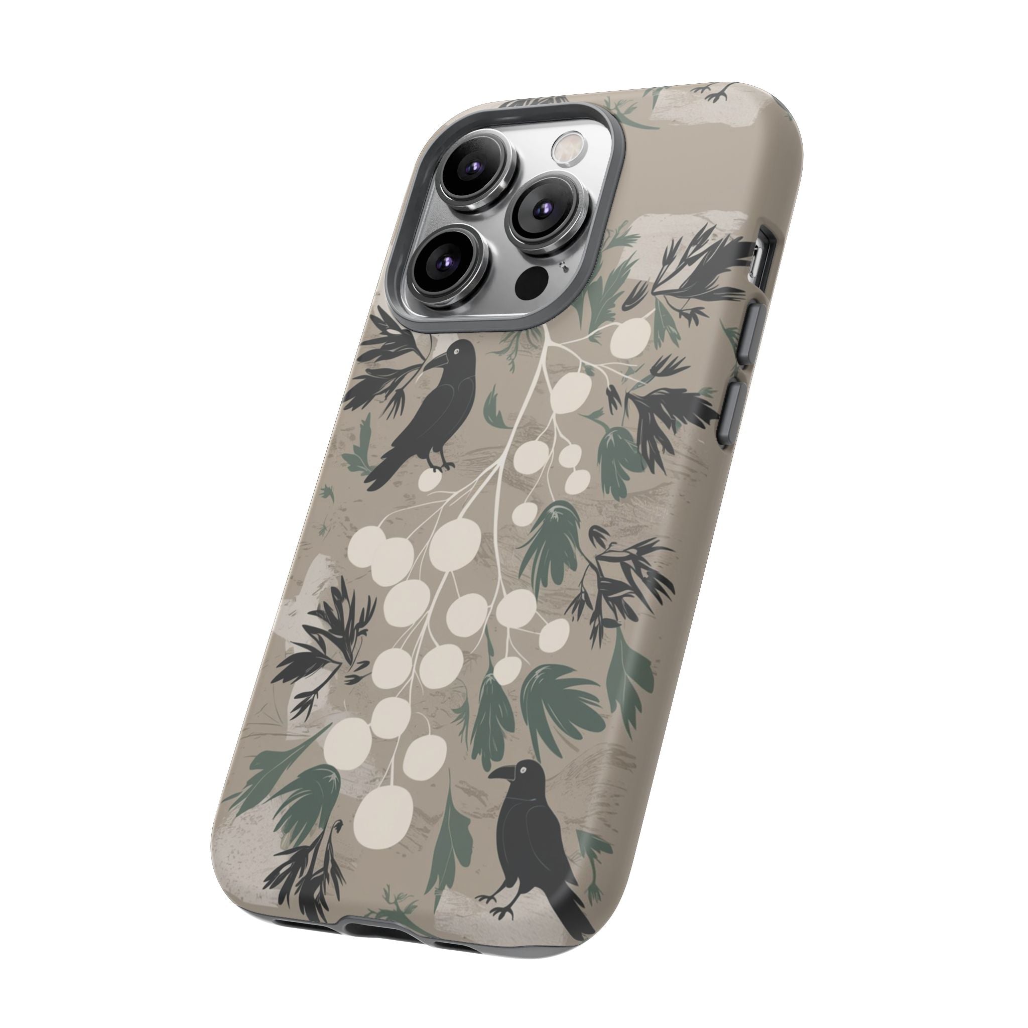 Crows and Berries - Tough Case for iPhone 14, 15, 16