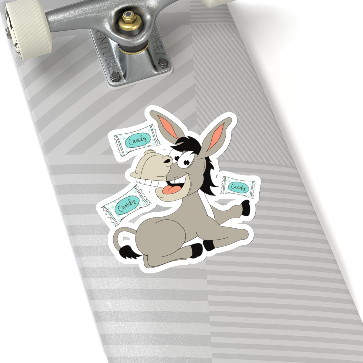 Candy Ass Donkey Kiss-Cut Stickers