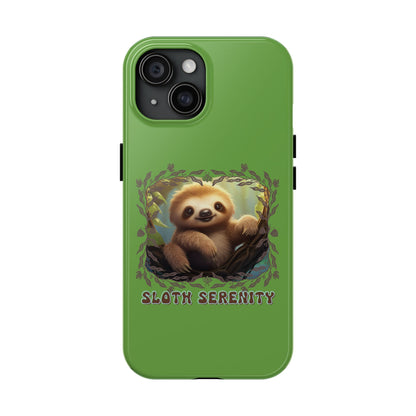 Sloth Serenity - Tough Case for iPhone 14, 15, 16