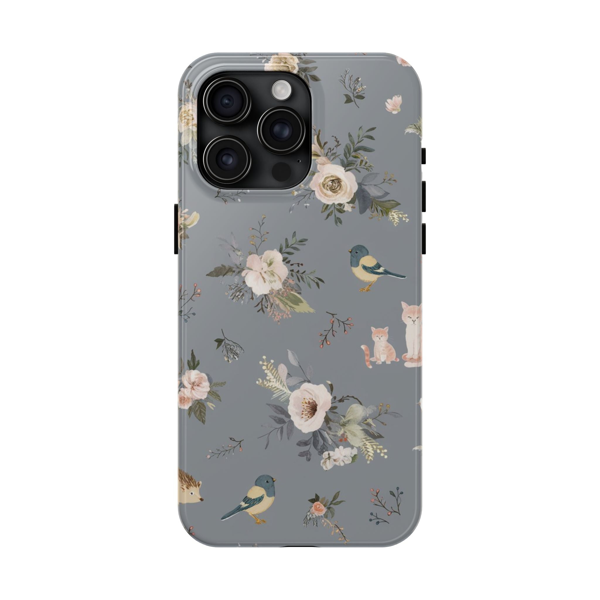 Cats and Birds - Tough Case for iPhone 14, 15, 16