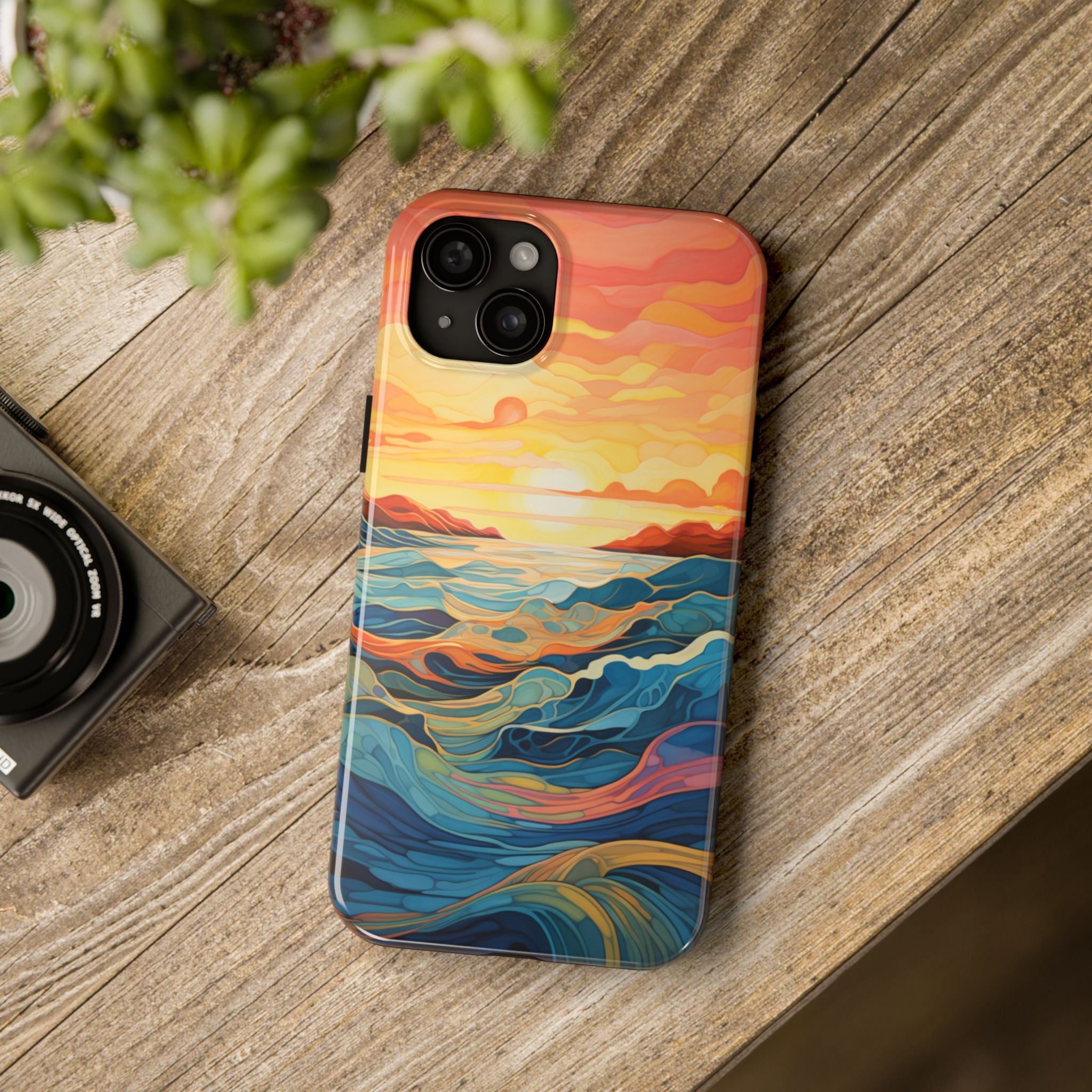 Sunset Swell - Tough Case for iPhone 14, 15, 16