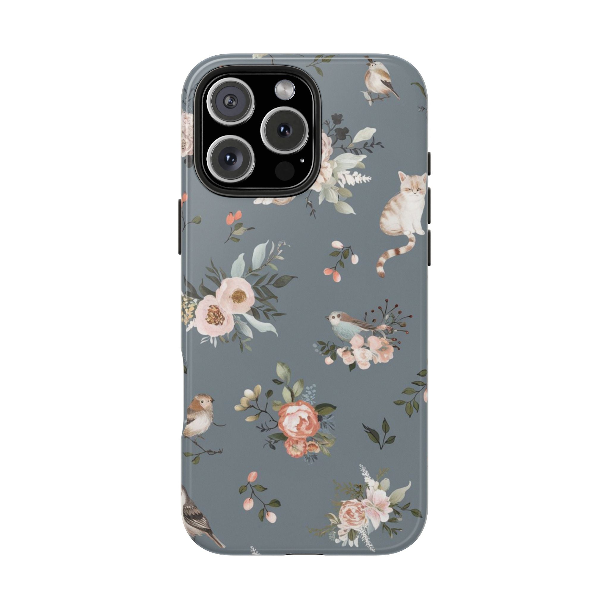 Kitty Cats and Nature - Tough Case for iPhone 14, 15, 16 - Spruced Roost