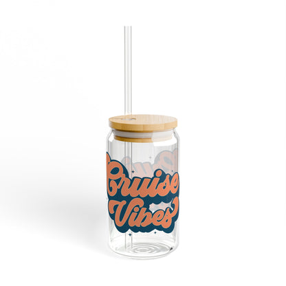 Cruise Vibes - Sipper Glass, 16oz