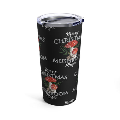 Merry Mushroom Christmas Tumbler 20oz