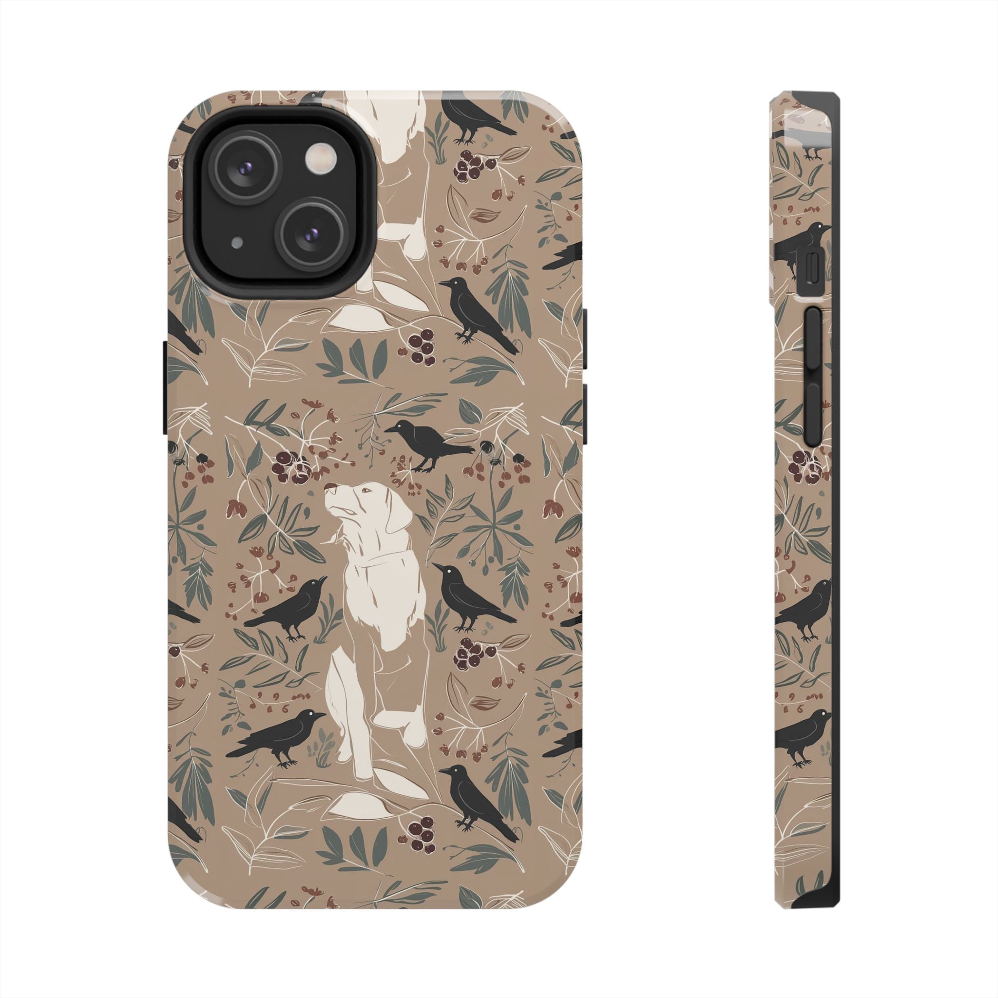 Nature's Dog Walk - Tough Case for iPhone 14, 15, 16 - Spruced Roost