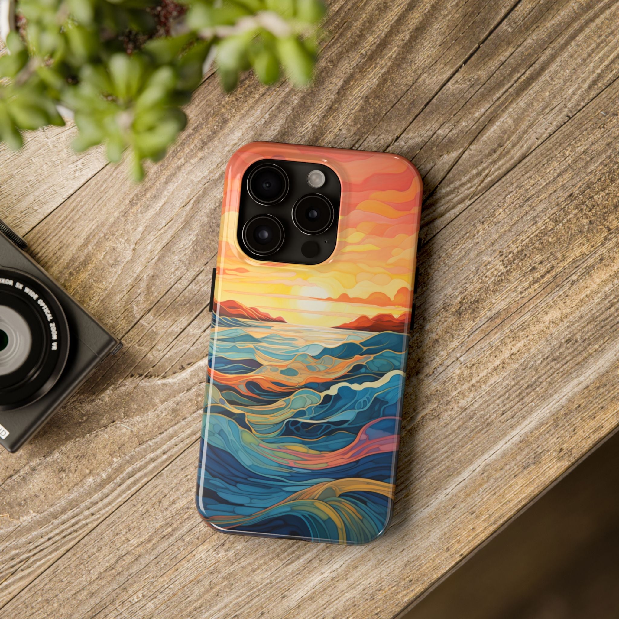 Sunset Swell - Tough Case for iPhone 14, 15, 16