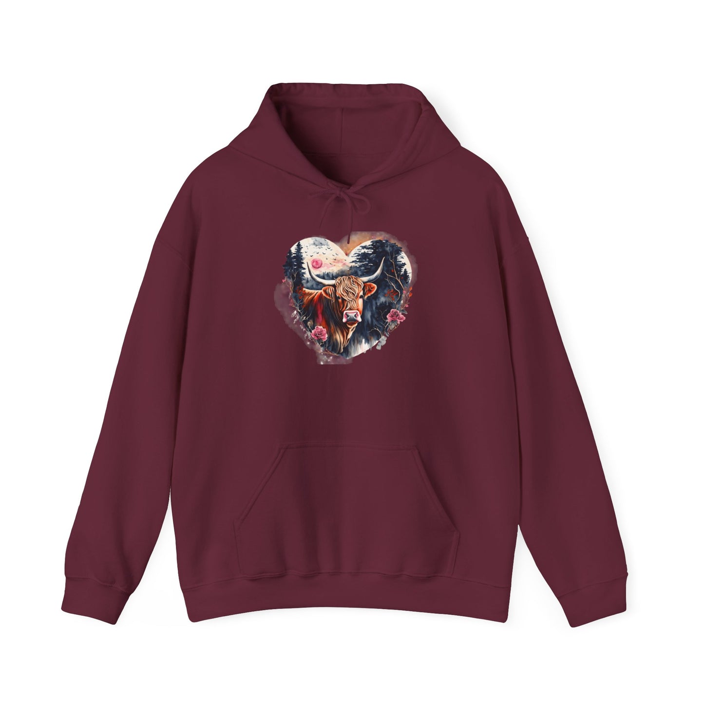 Love of Highland Heffer - Unisex Heavy Blend™ Hooded Sweatshirt