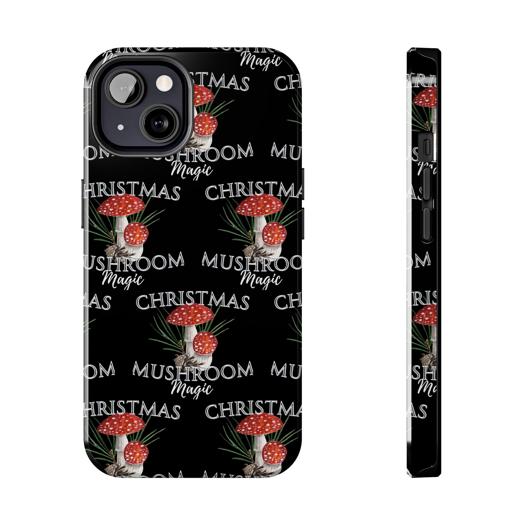 Merry Mushroom Christmas - Tough Phone Cases