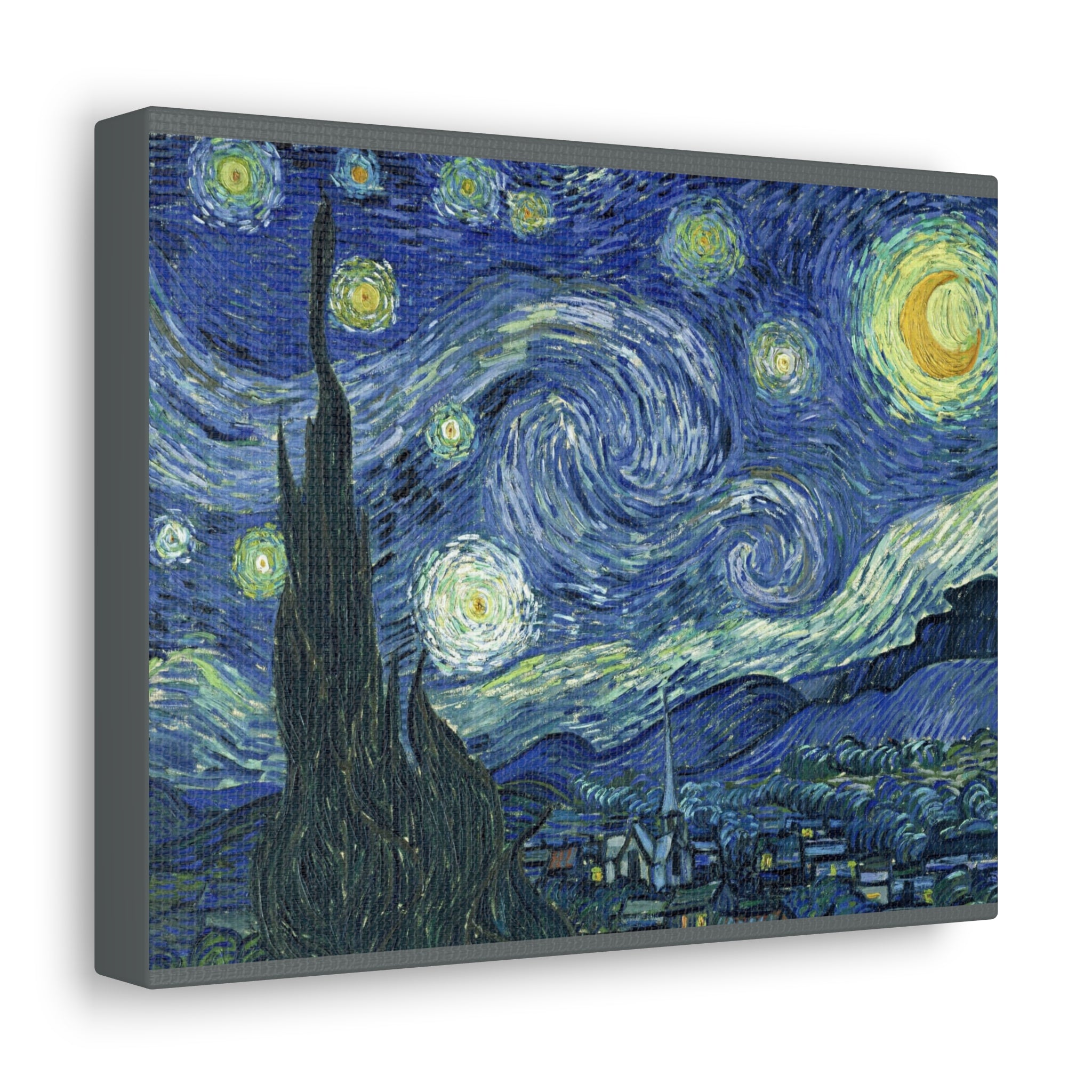 The Starry Night - Vincent Van Gogh - Canvas Gallery Wraps - Spruced Roost