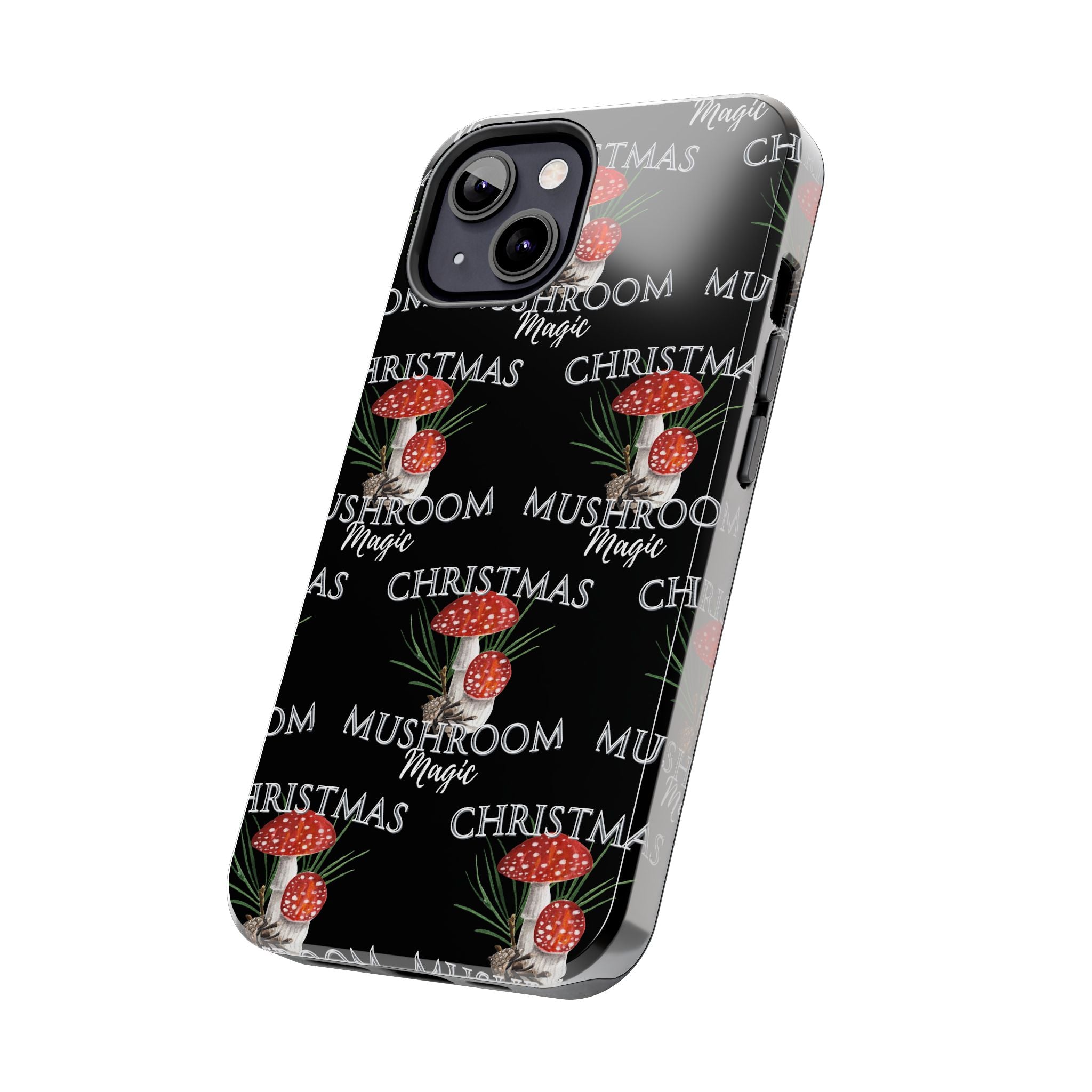 Merry Mushroom Christmas - Tough Phone Cases