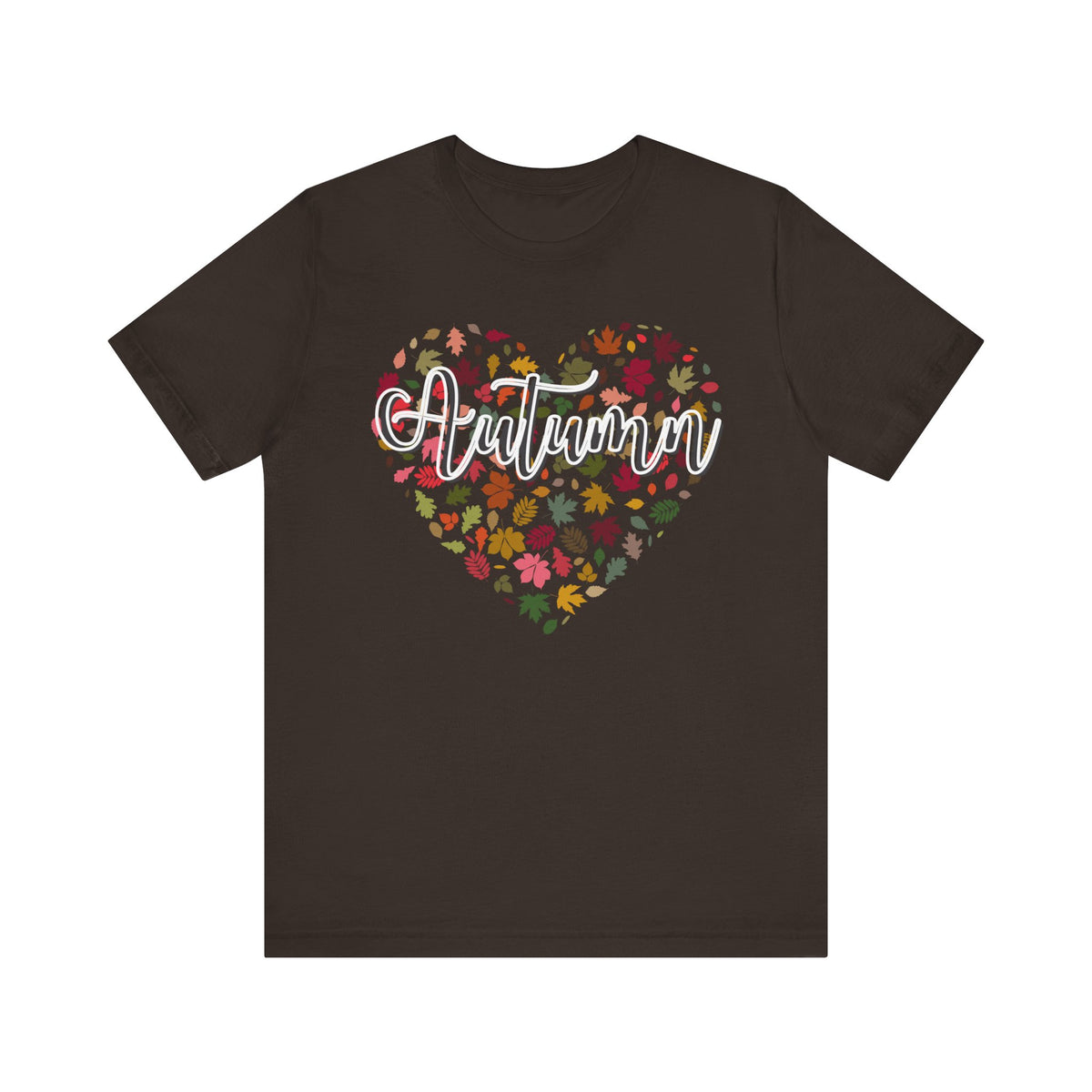 Autumn Love Heart Women's Jersey short sleeve tee