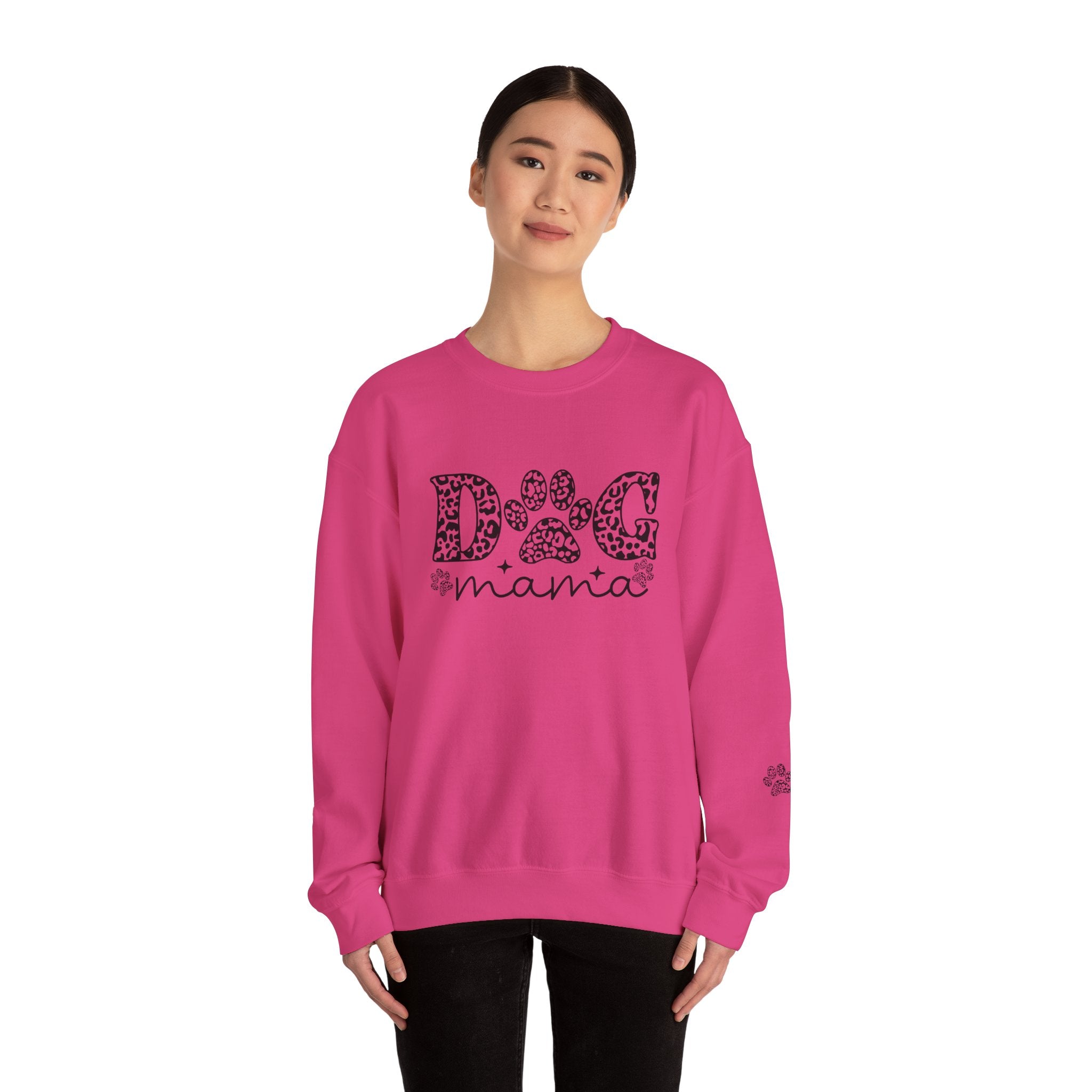 Dog Mama Women's Heavy Blend™ Crewneck Sweatshirt