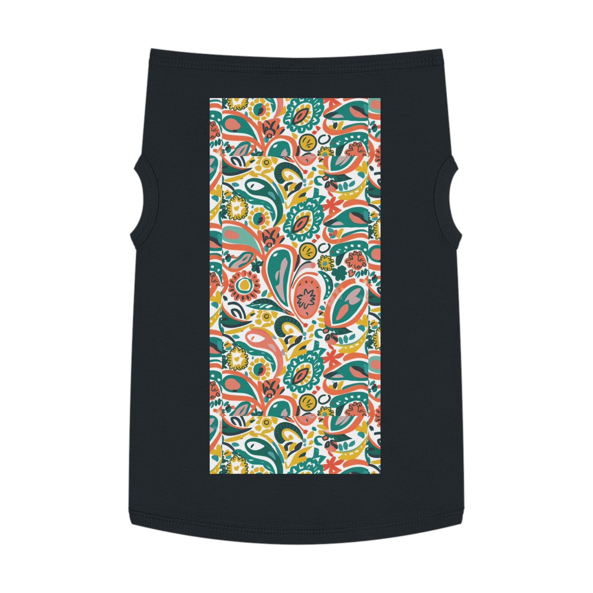 Paisley Persimmon - Pet Tank Top