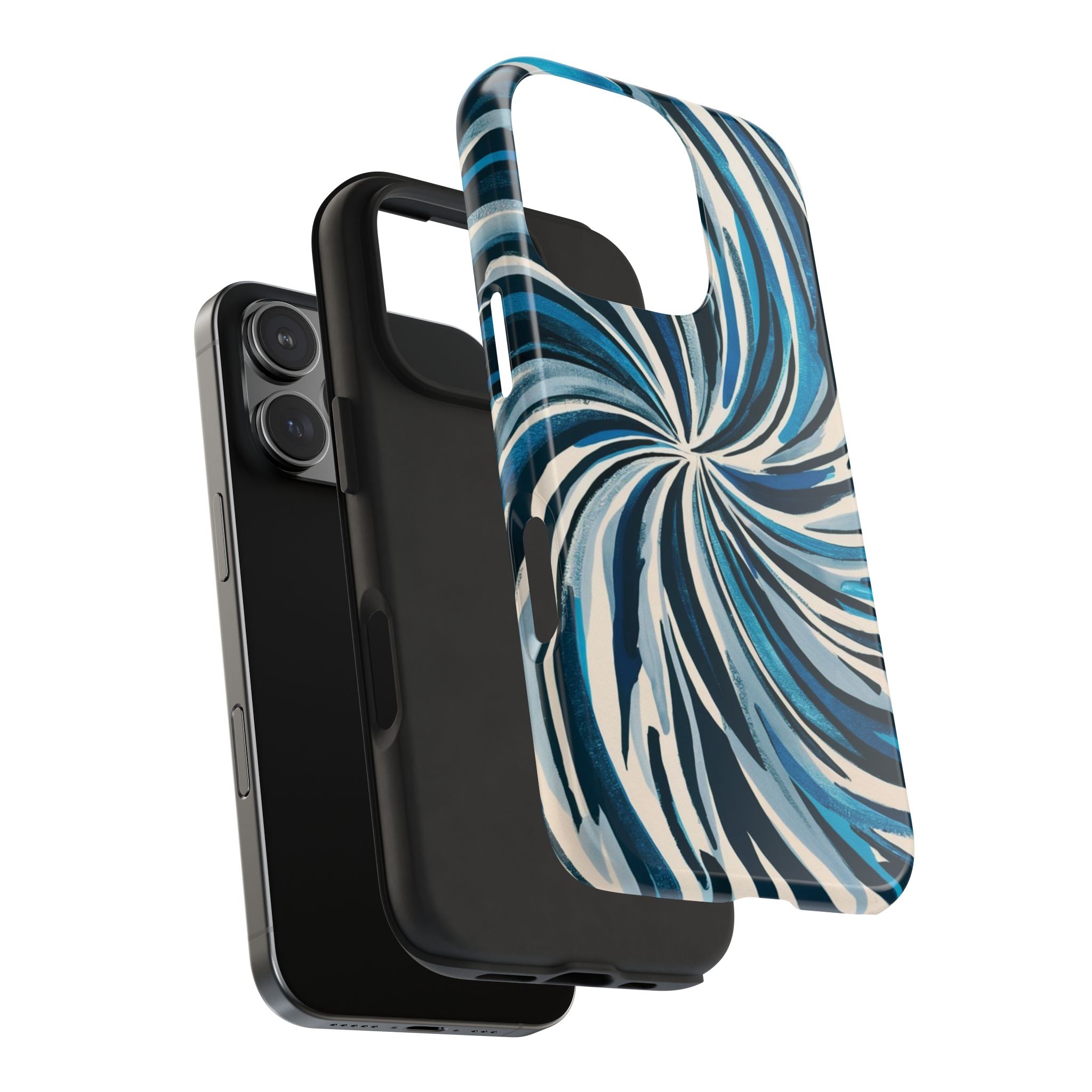 Whirpool - Tough Case for iPhone 14, 15, 16 - Spruced Roost