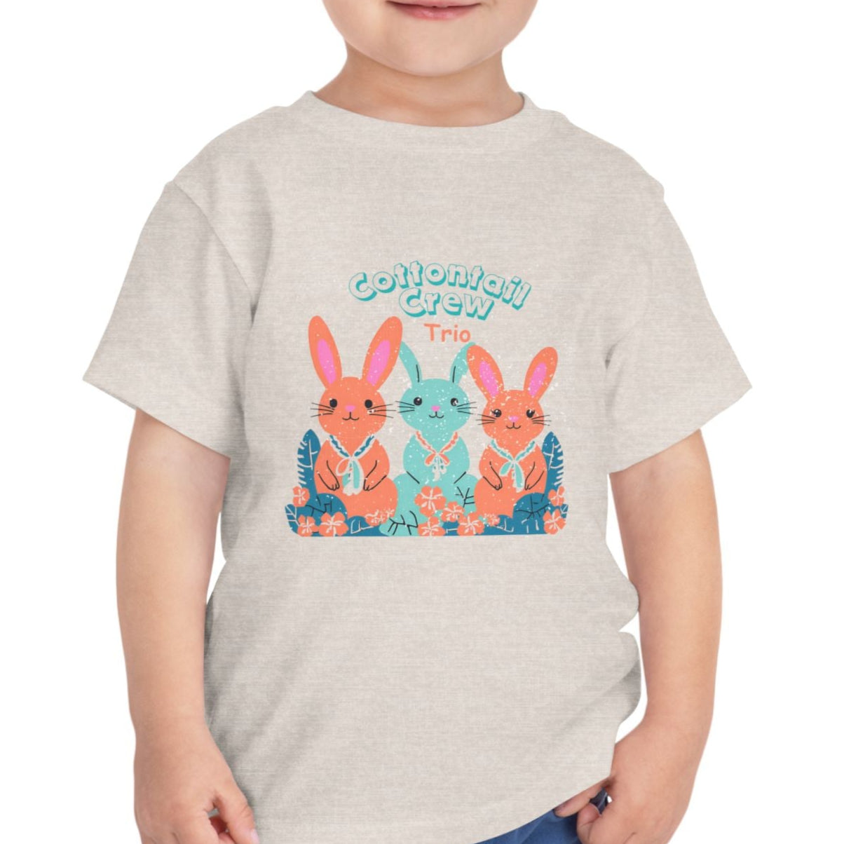 Cottontail Crew Trio - Kids' T-Shirt - 2T, 3T, 4T, 5T