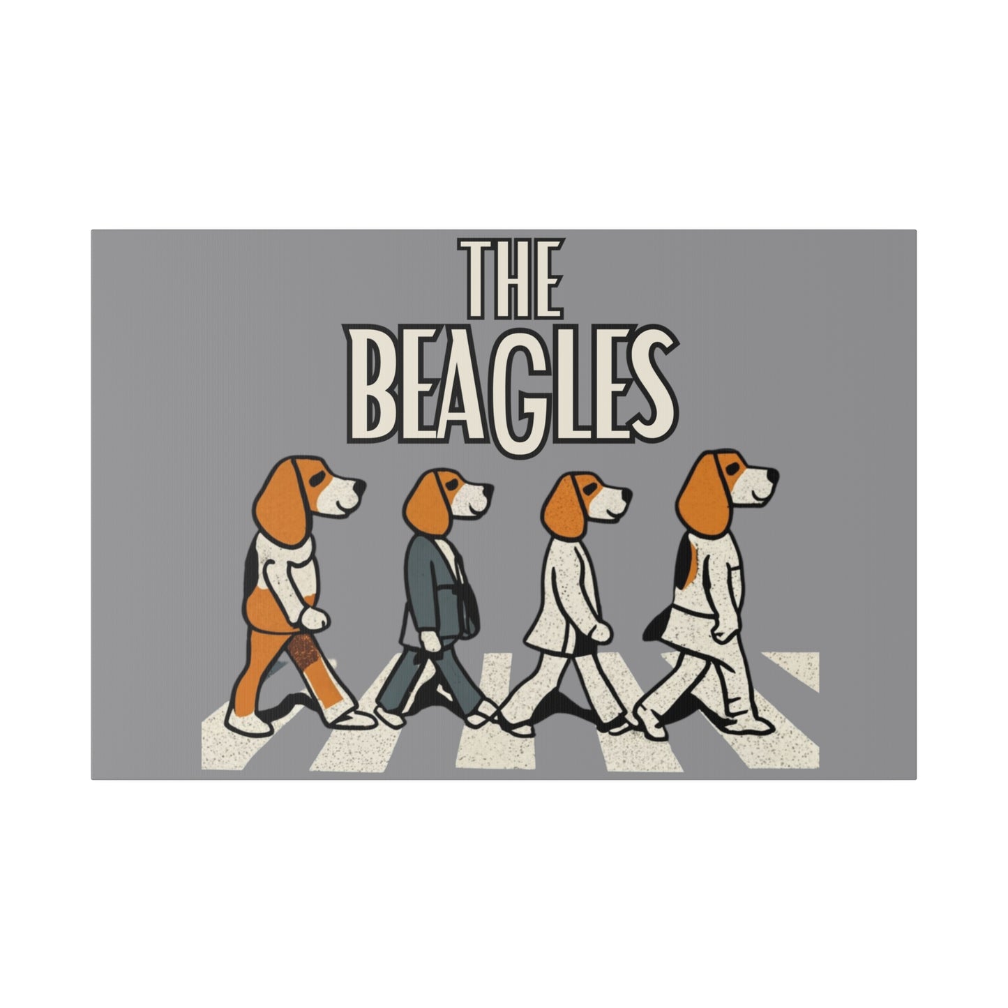 The Beagles - Matte Canvas, Stretched, 0.75"