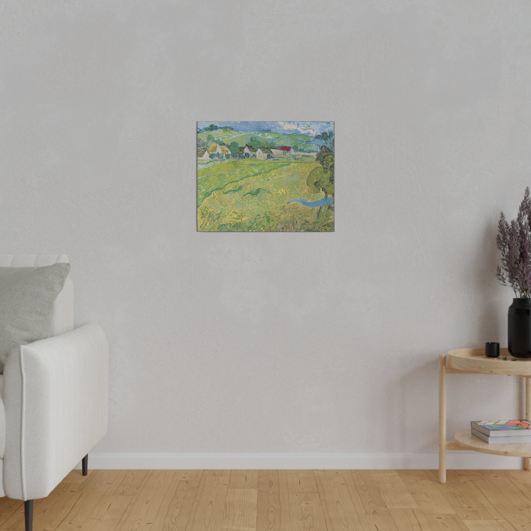 Les Vessenots à Auvers - Vincent van Gogh - Matte Canvas, Stretched, 0.75" - Spruced Roost