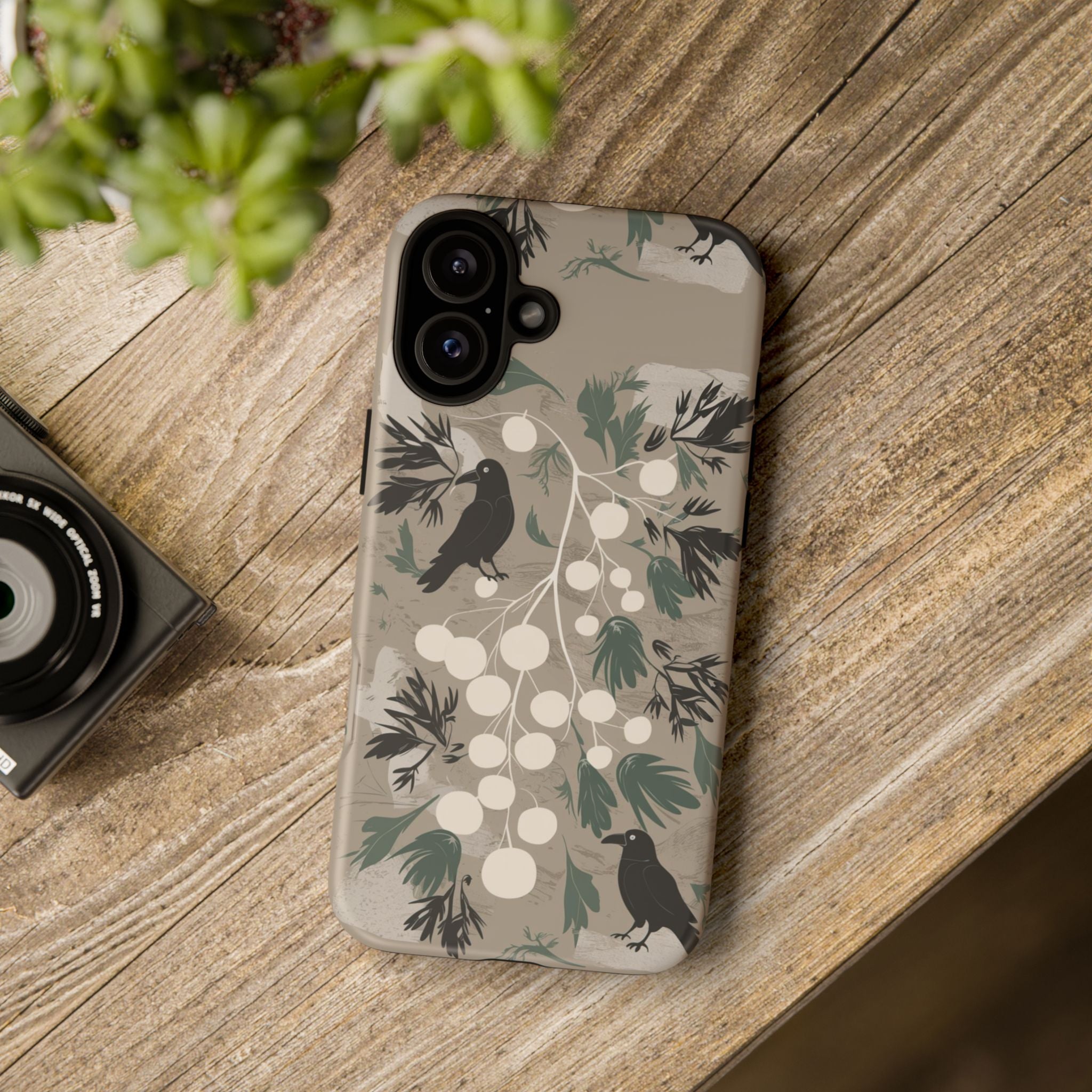 Crows and Berries - Tough Case for iPhone 14, 15, 16