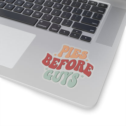 Pies Before Guys - Kiss-Cut Stickers