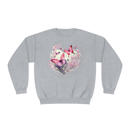 Two Butterflies Unisex NuBlend® Crewneck Sweatshirt