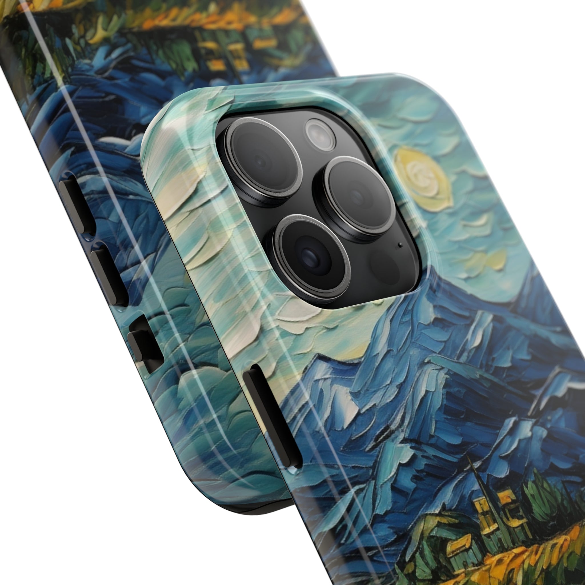 Moonlit Mountains - iPhone Tough Cases