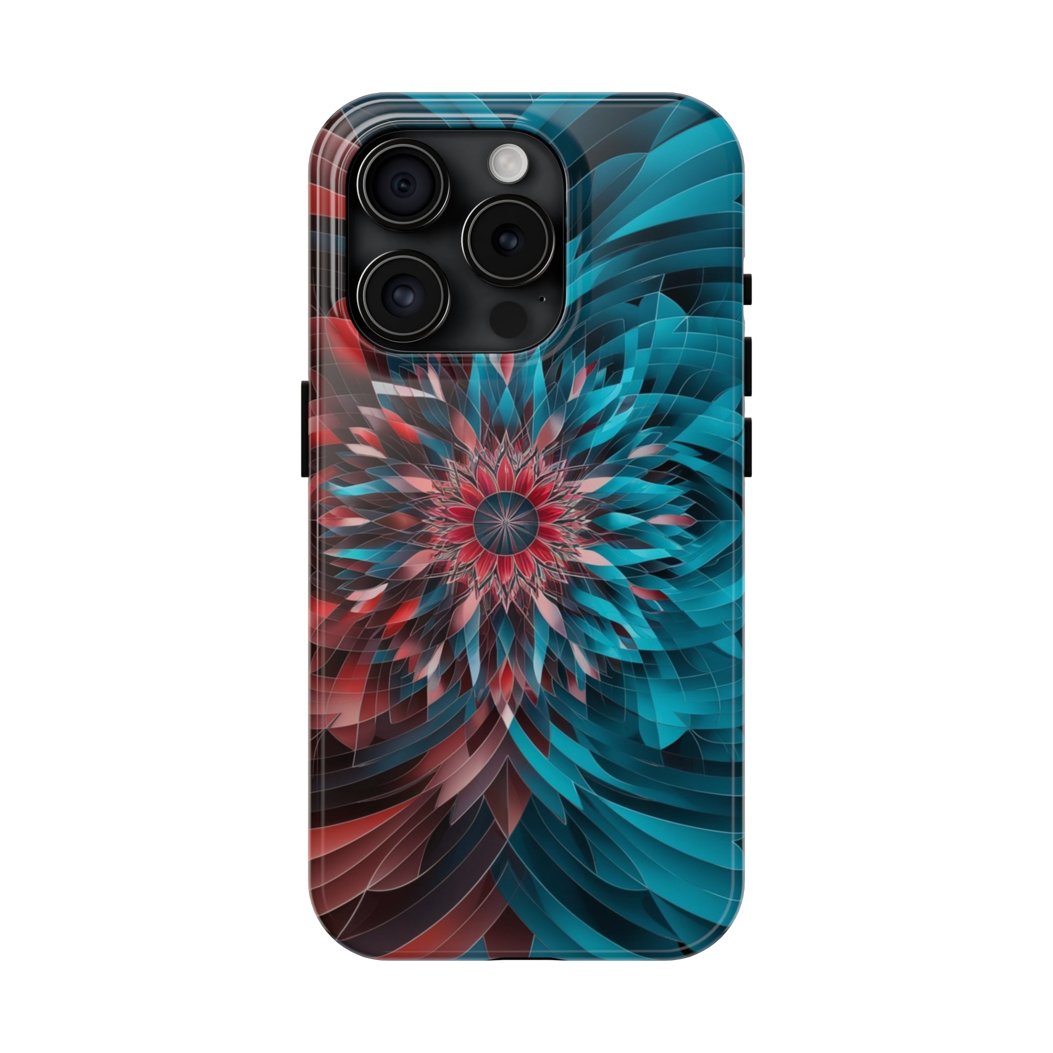 Mandala Maroon and Blue - Tough Phone Cases