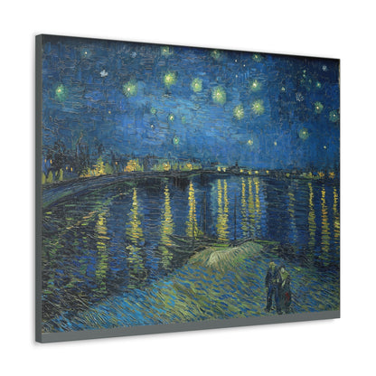 Starry Night Over the Rhone - Vincent Van Gogh Canvas Gallery Wraps