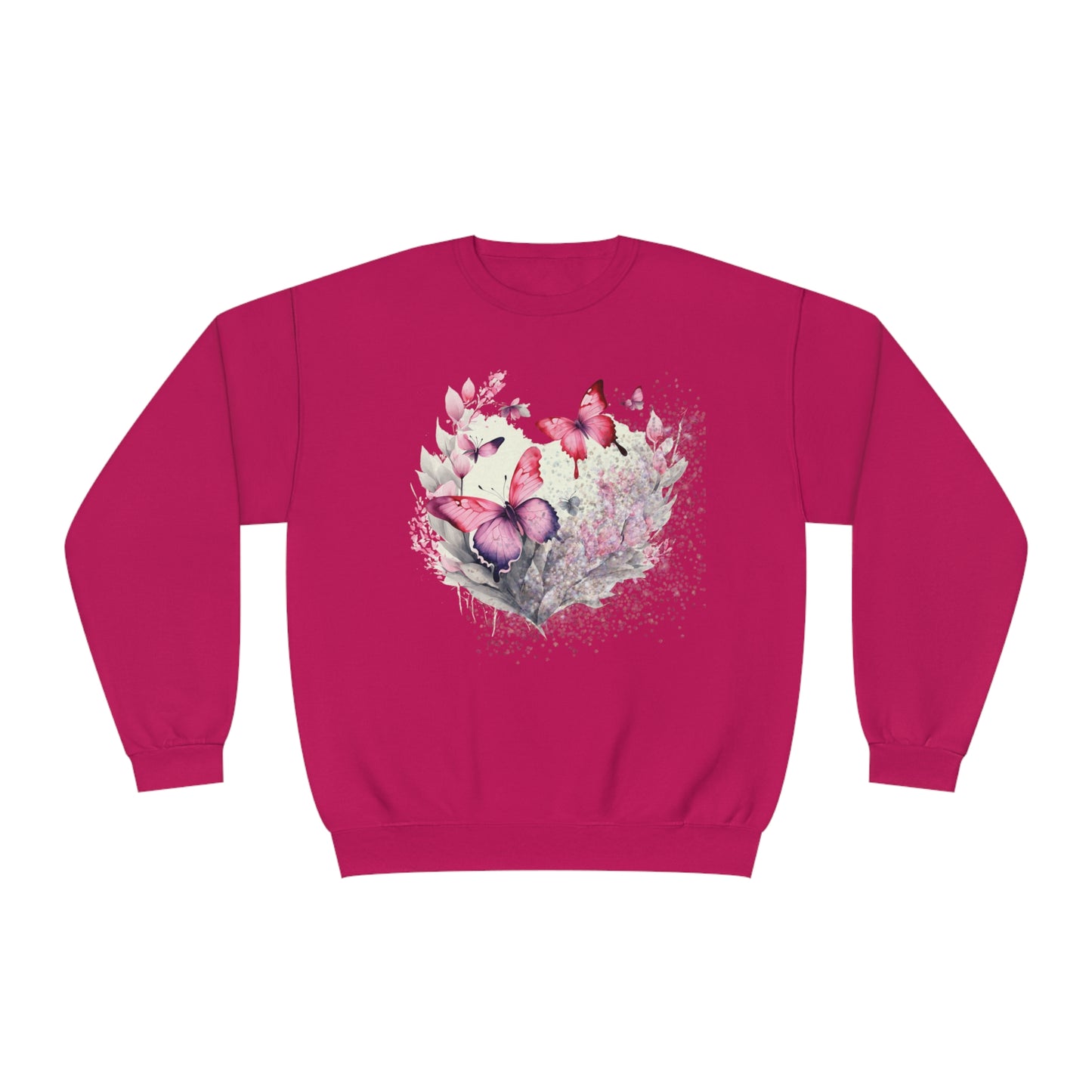 Two Butterflies Unisex NuBlend® Crewneck Sweatshirt