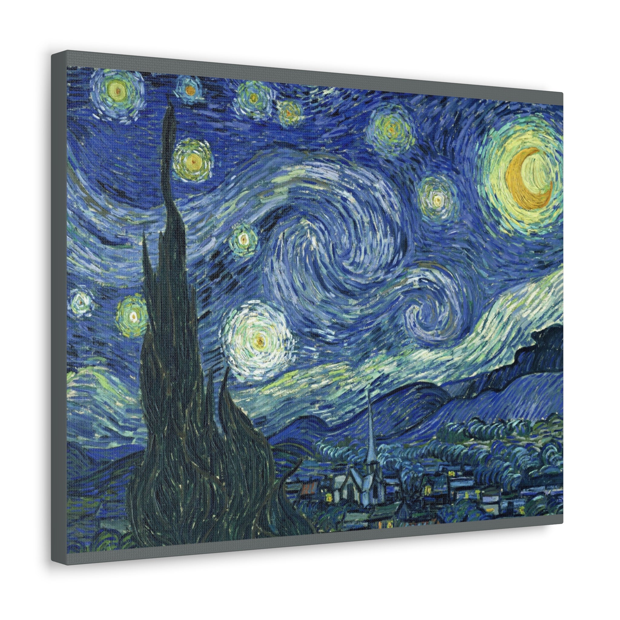 The Starry Night - Vincent Van Gogh - Canvas Gallery Wraps