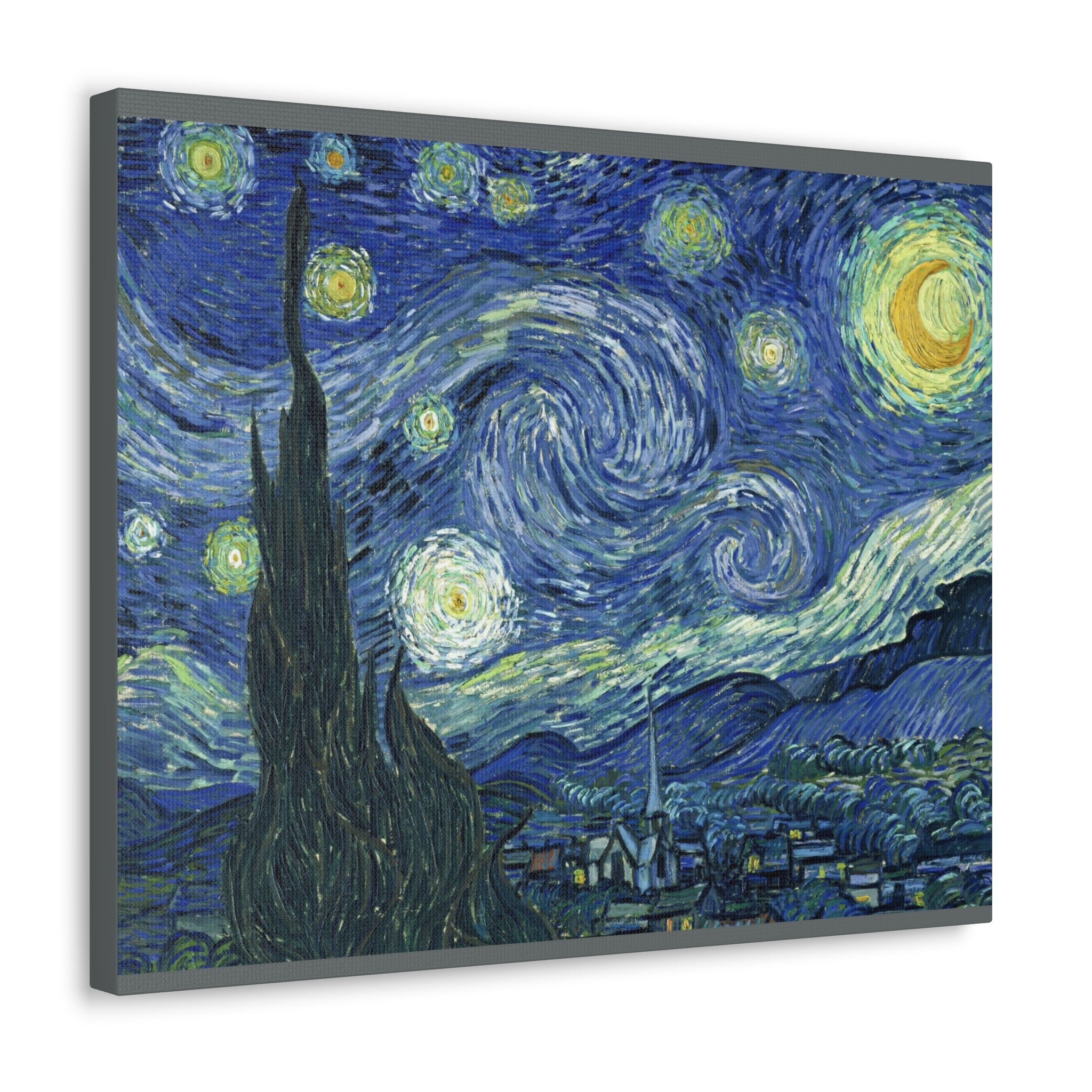 The Starry Night - Vincent Van Gogh - Canvas Gallery Wraps - Spruced Roost