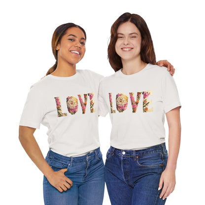 LOVE - Unisex Jersey Short Sleeve Tee - S-3XL