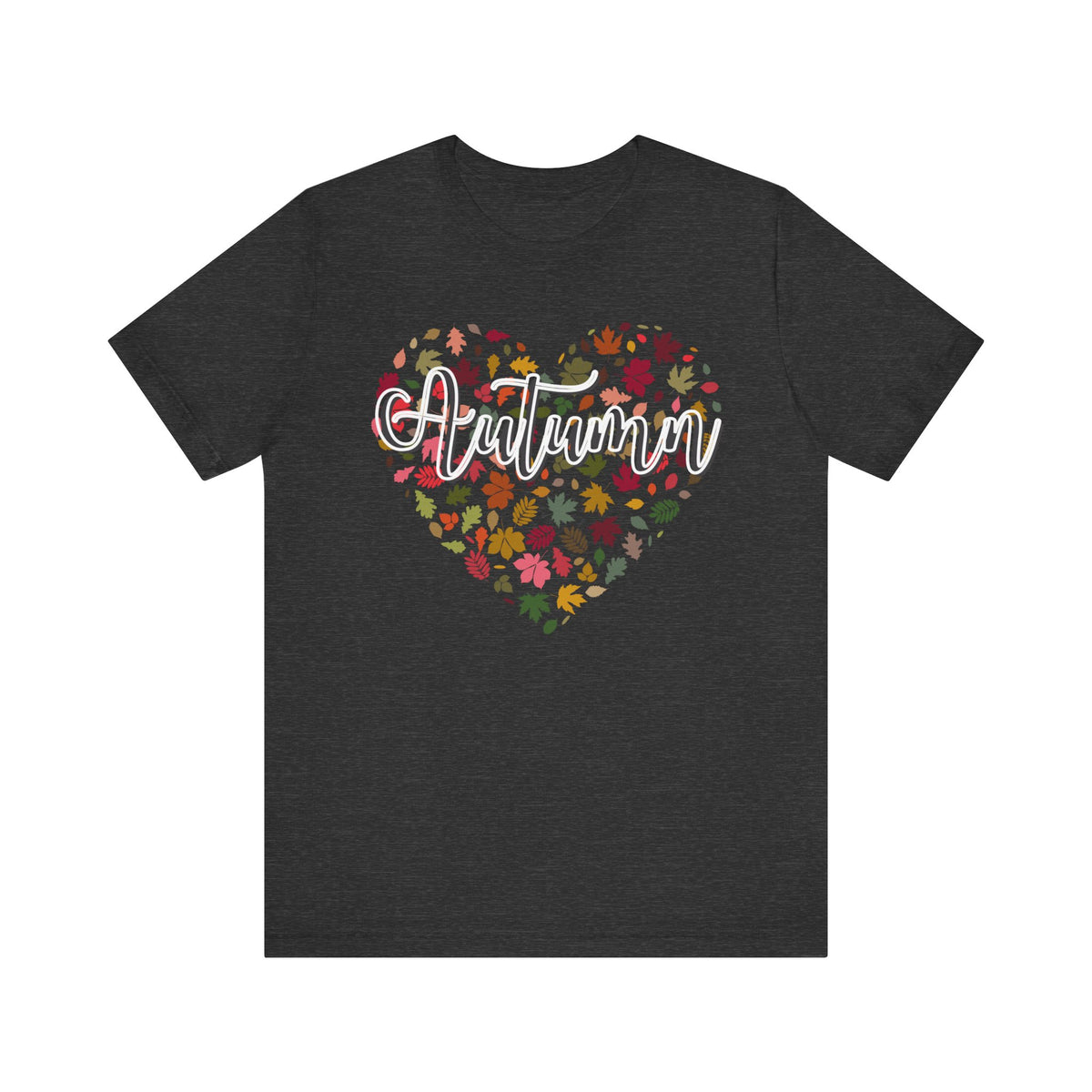 Autumn Love Heart Women's Jersey short sleeve tee