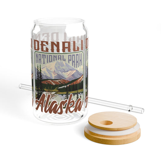 Denali National Park Alaska - Sipper Glass, 16oz