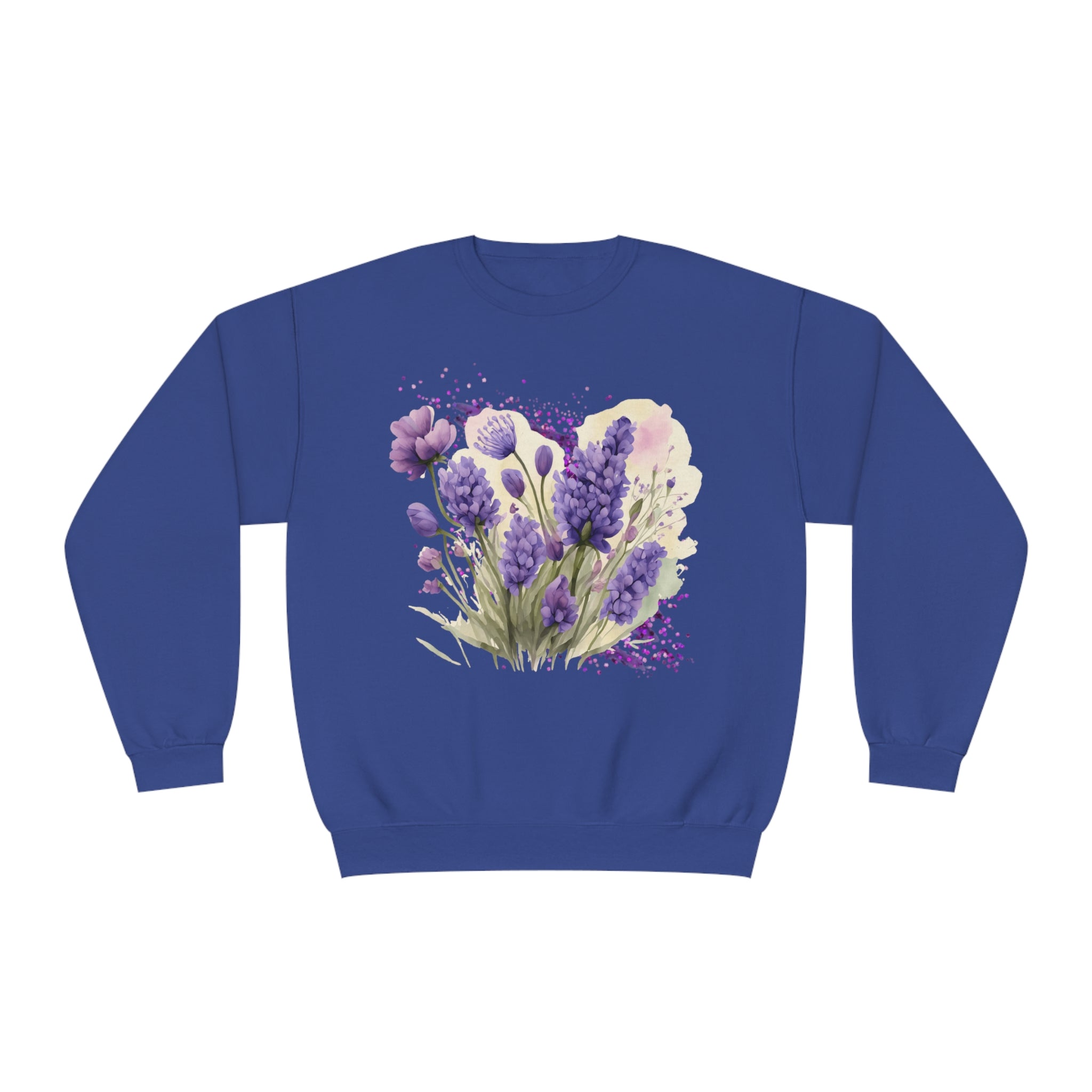 Lavender Glitter Unisex NuBlend® Crewneck Sweatshirt | Spruced Roost