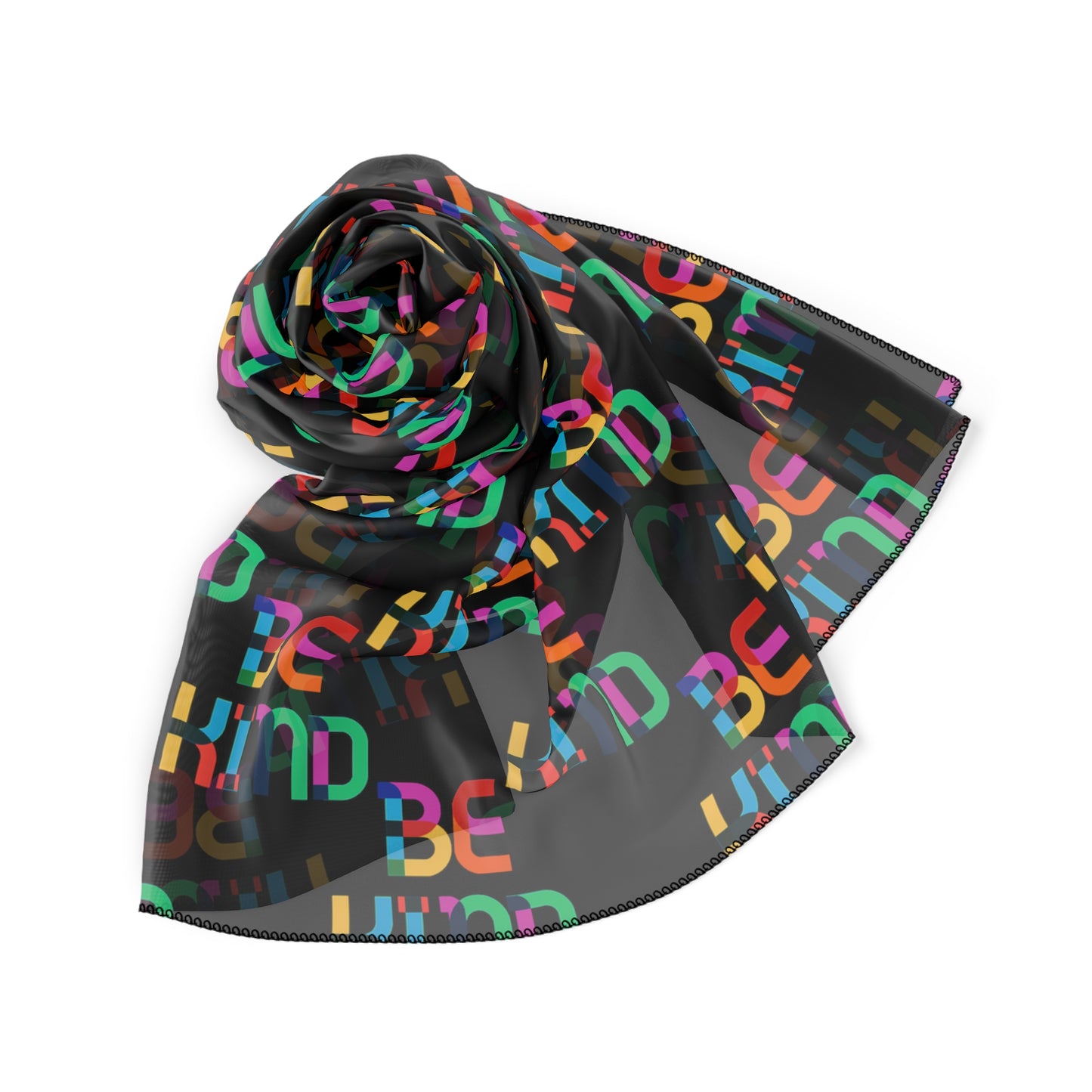 Be Kind Poly Voile Scarf