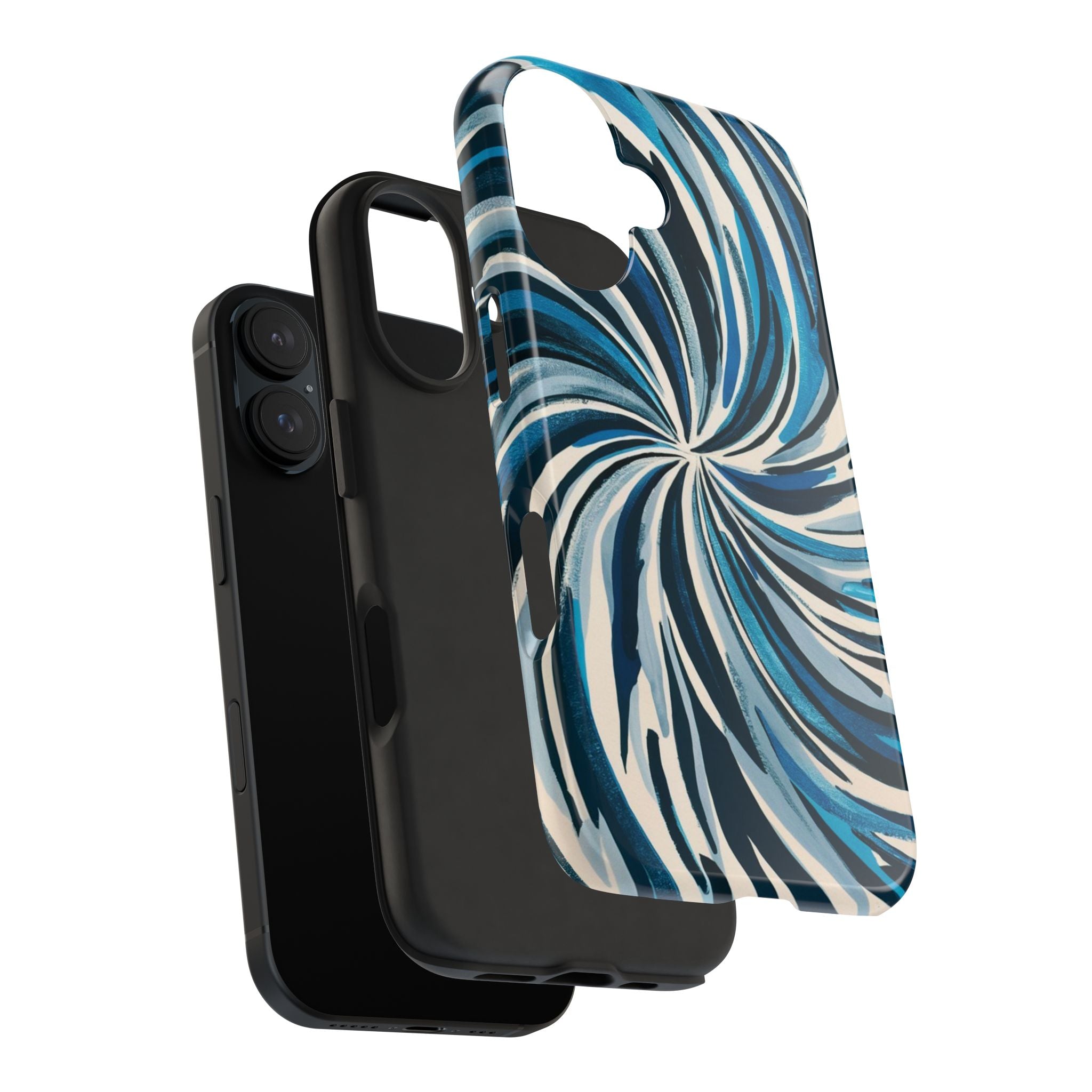 Whirpool - Tough Case for iPhone 14, 15, 16 - Spruced Roost