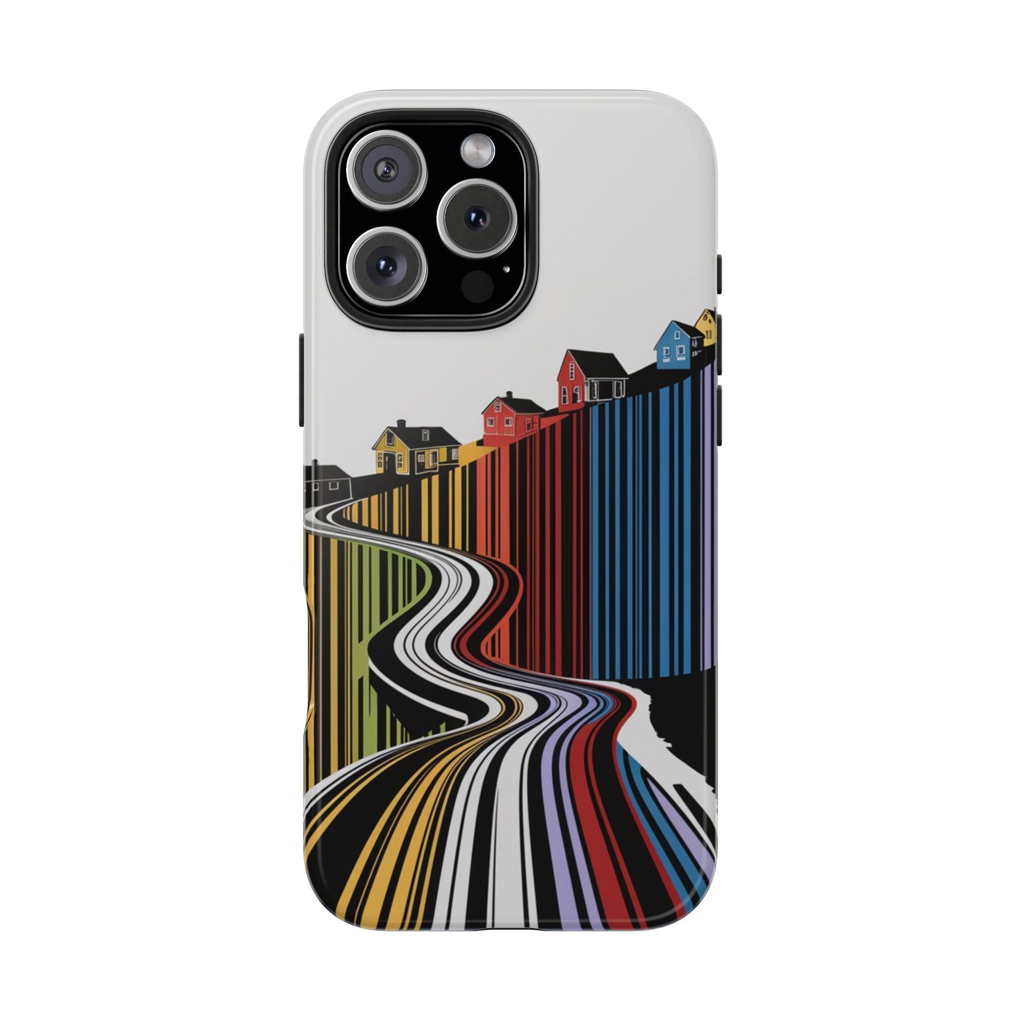 Modern Suburbs - Tough Case for iPhone 14, 15, 16 - Spruced Roost