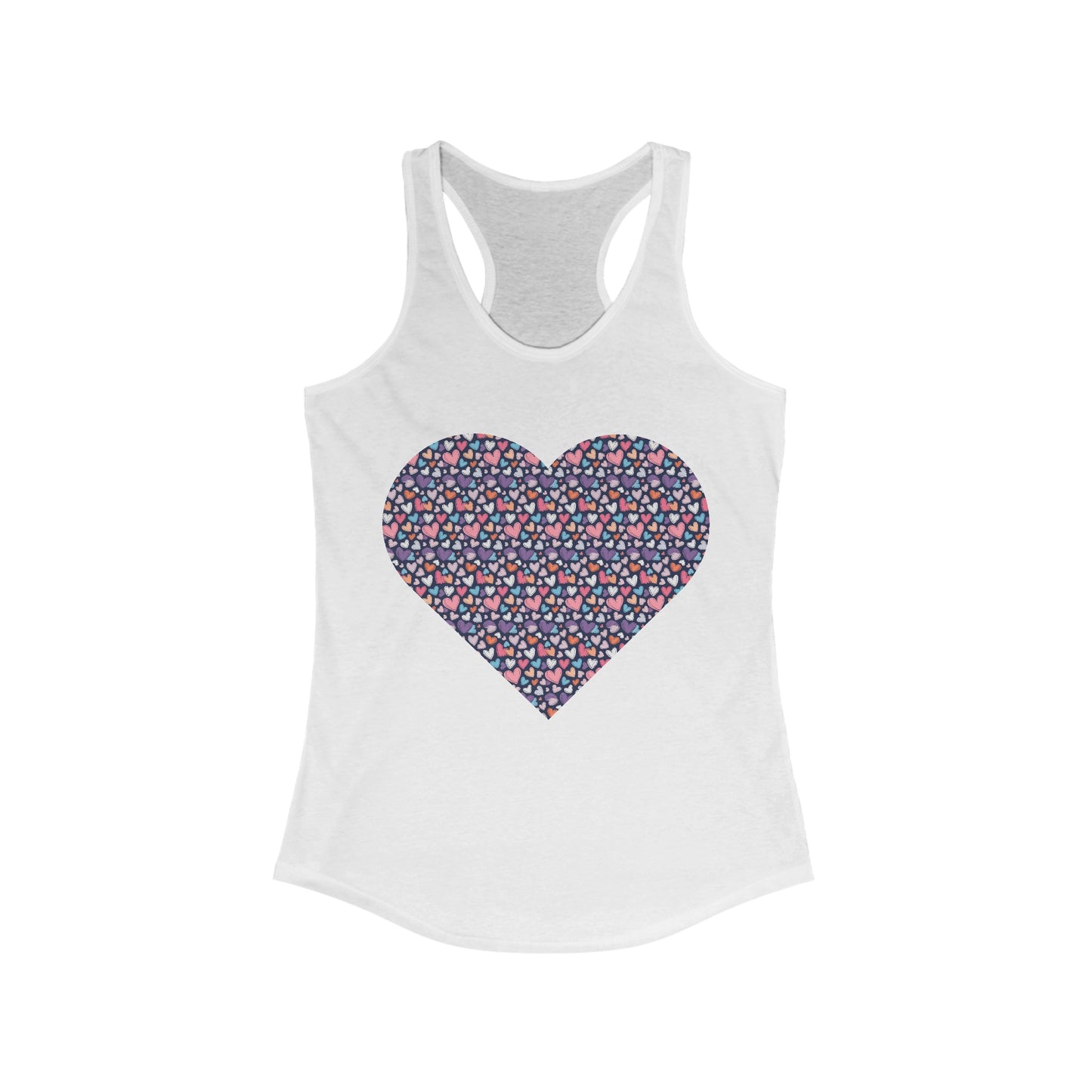 Heart Up-Hearted Women's Ideal Racerback Tank