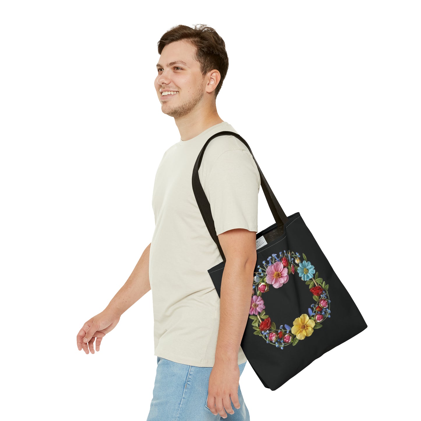 Circle Garden Tote Bag (AOP)