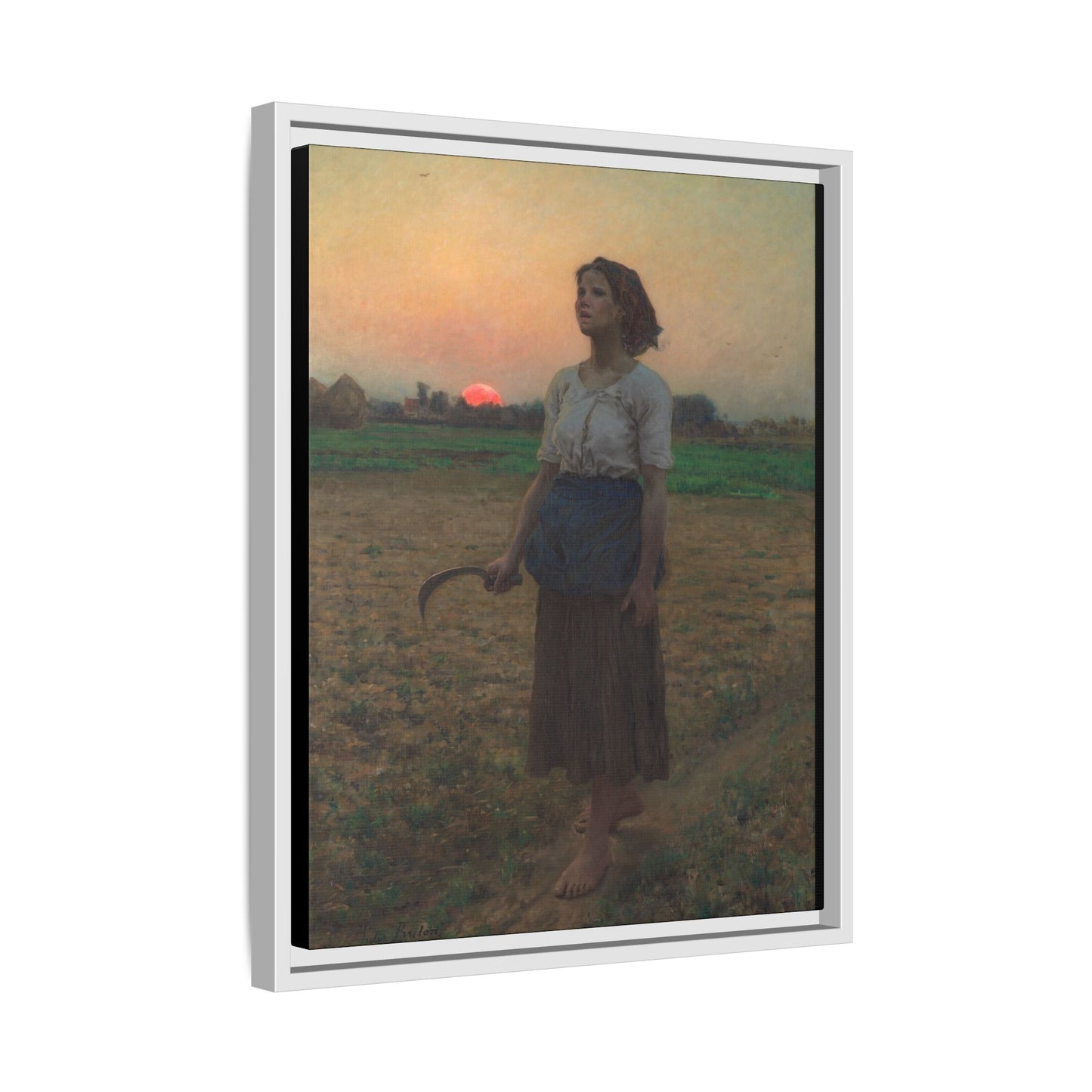 The song of the Lark 1886 - Jules Breton - Matte Canvas, Print (Multi-color)