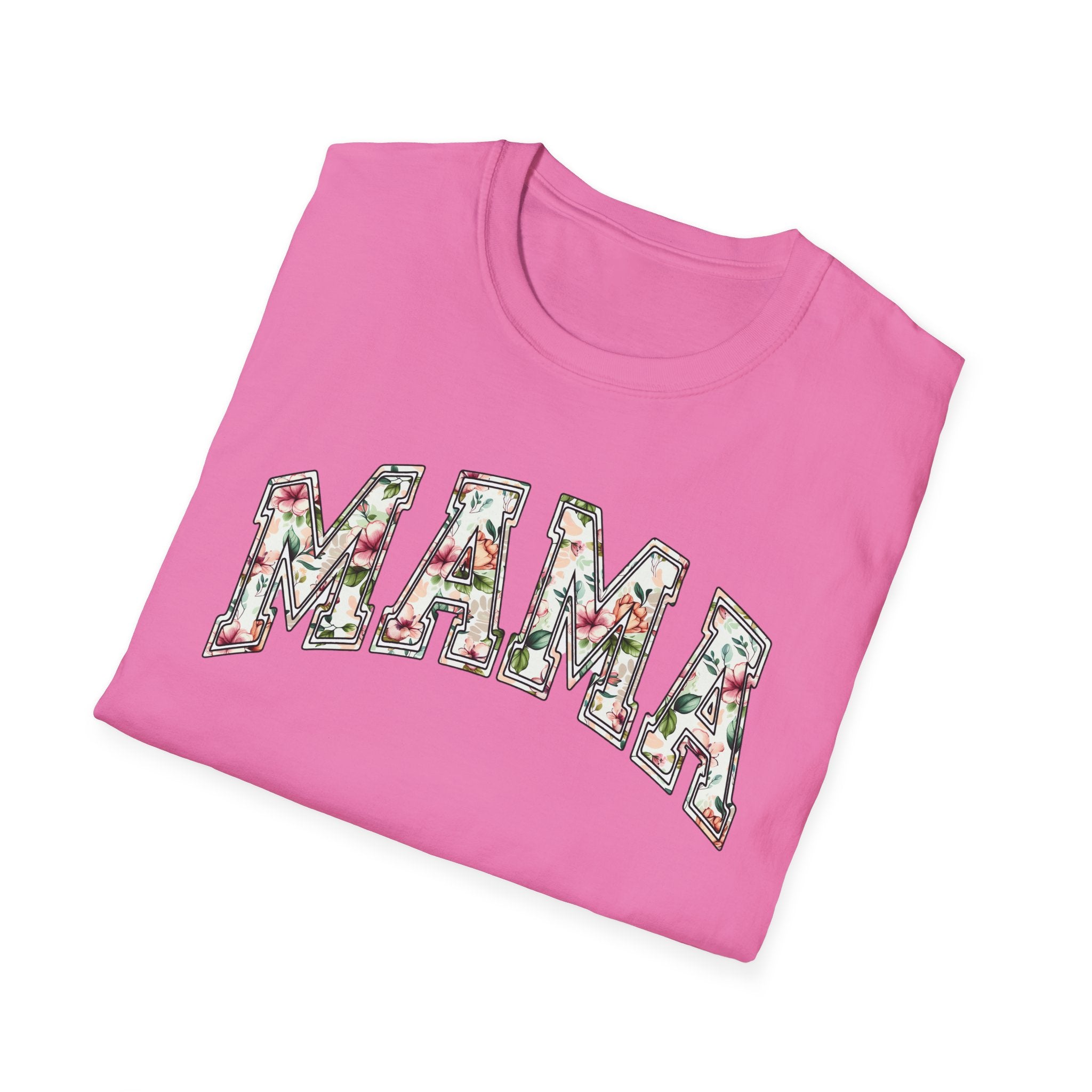 Mama Floral Unisex Softstyle T-Shirt - Spruced Roost