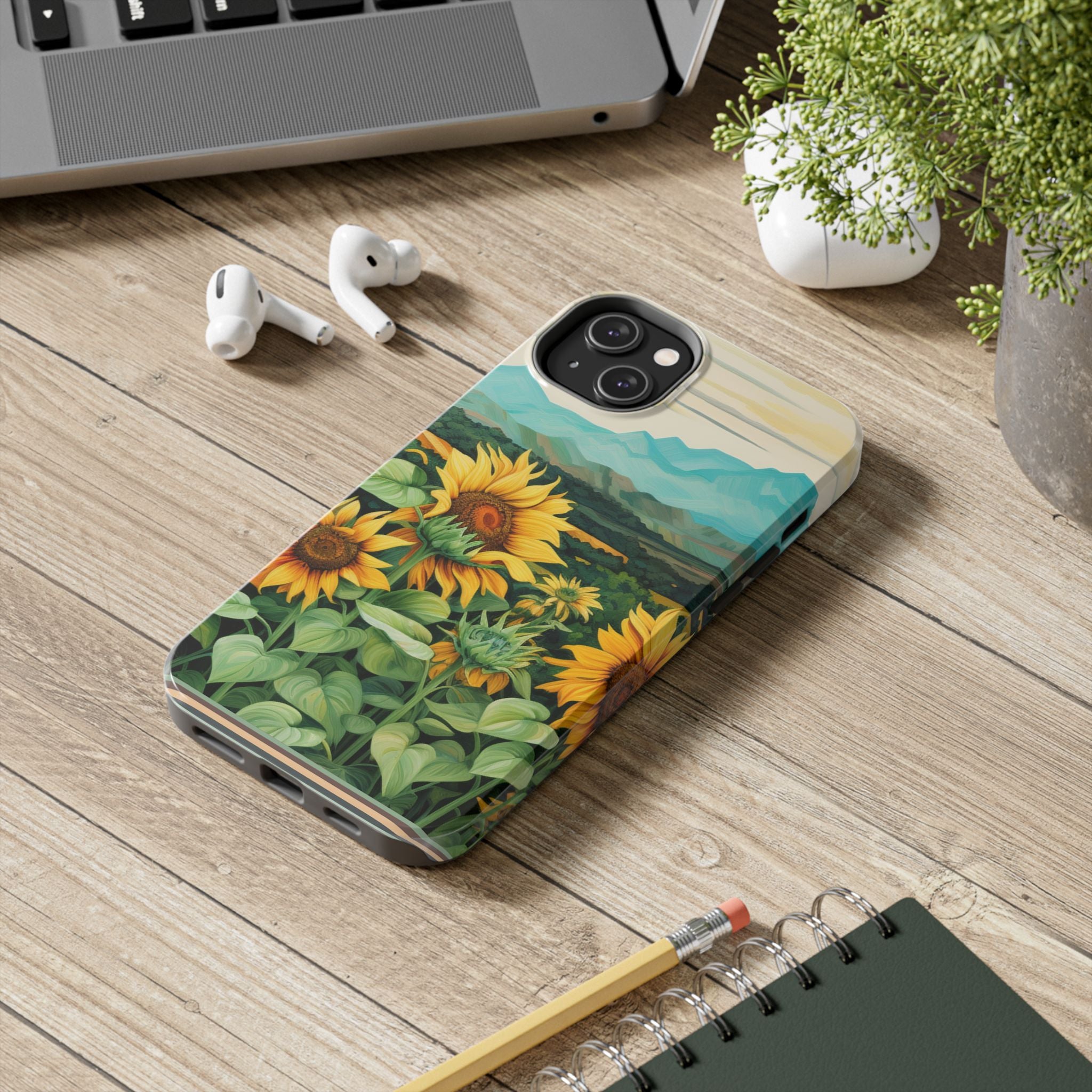 Sunflower Sun - Tough Case for iPhone 14, 15, 16