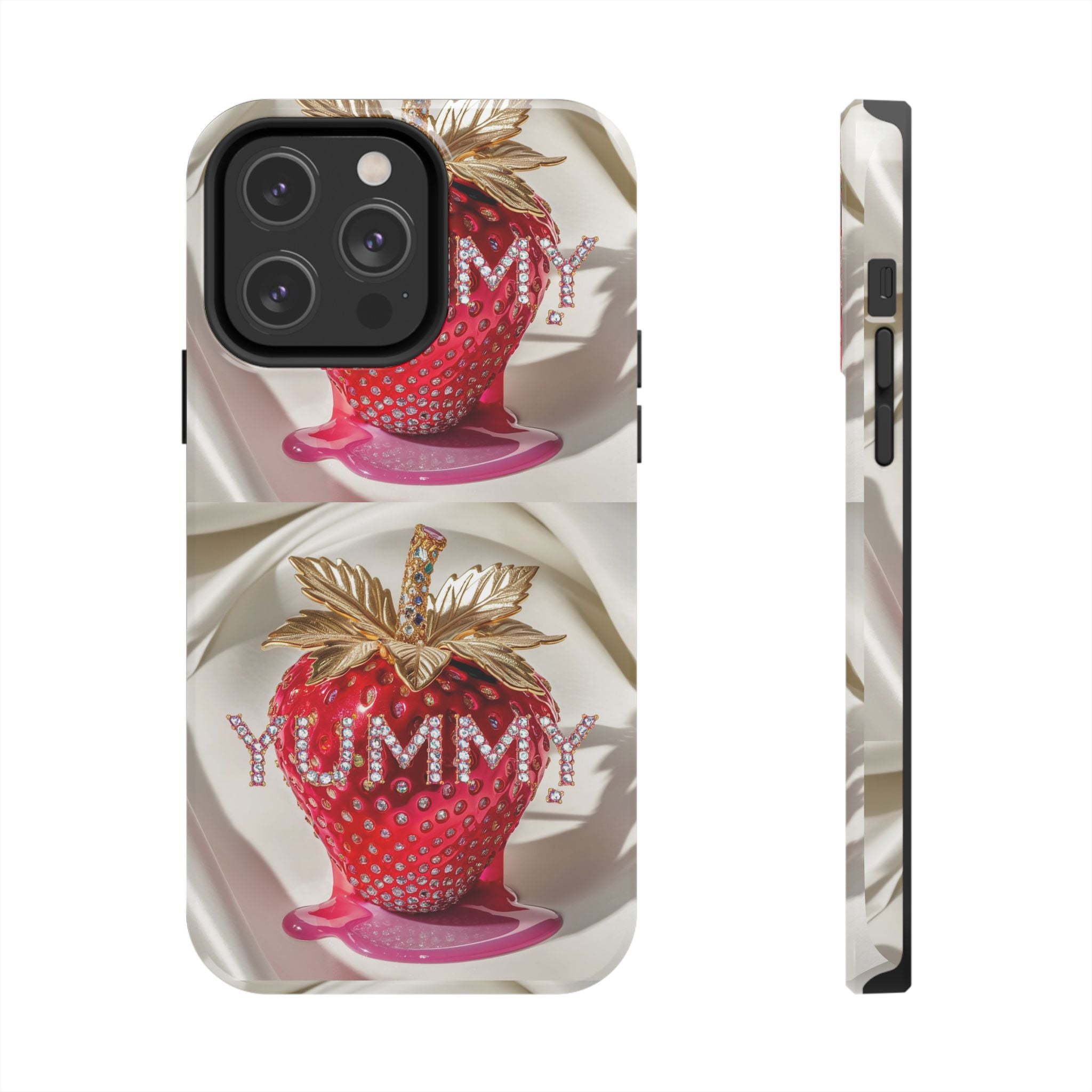 Strawberry Yummy - Tough Case for iPhone 14, 15, 16 - Spruced Roost