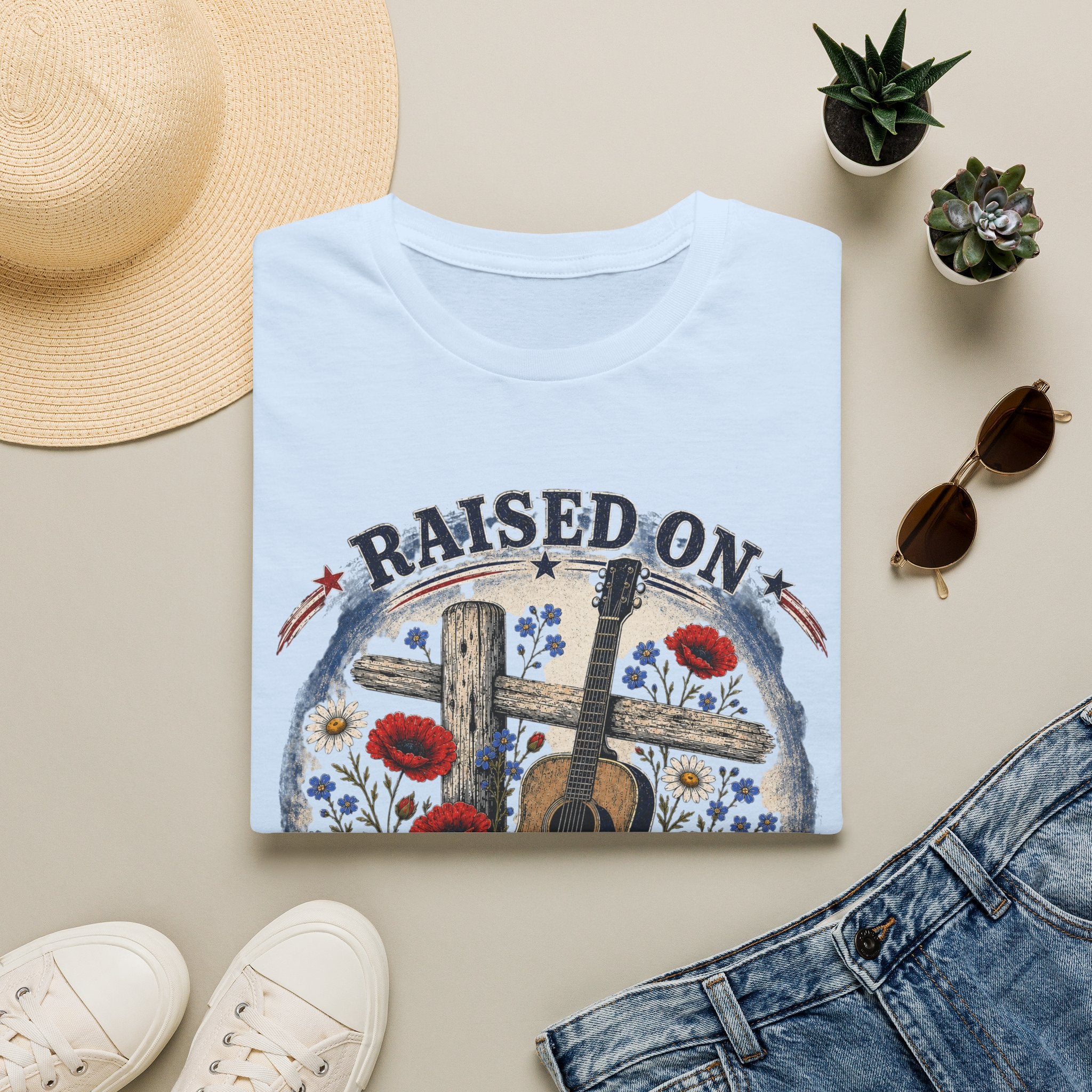 Raised on Country Songs - Women's T-shirt
