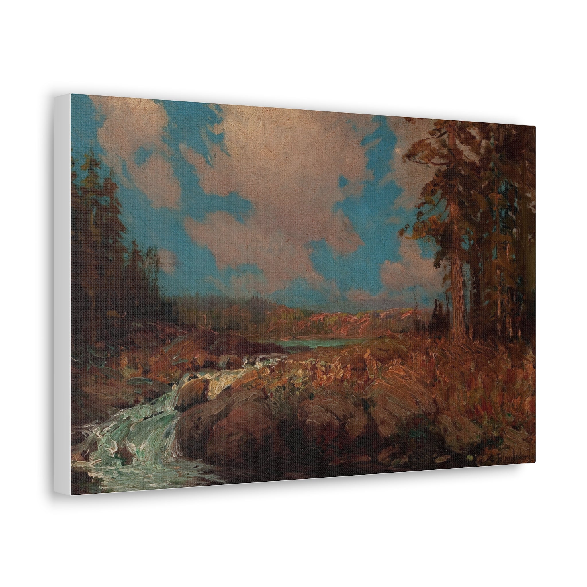 New York Landscape 1908 - Julian Onderdonk Canvas Gallery Wraps - Spruced Roost