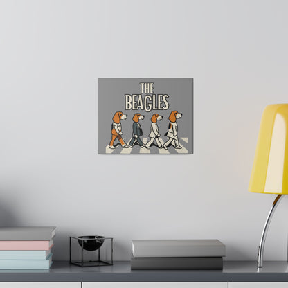 The Beagles - Matte Canvas, Stretched, 0.75"