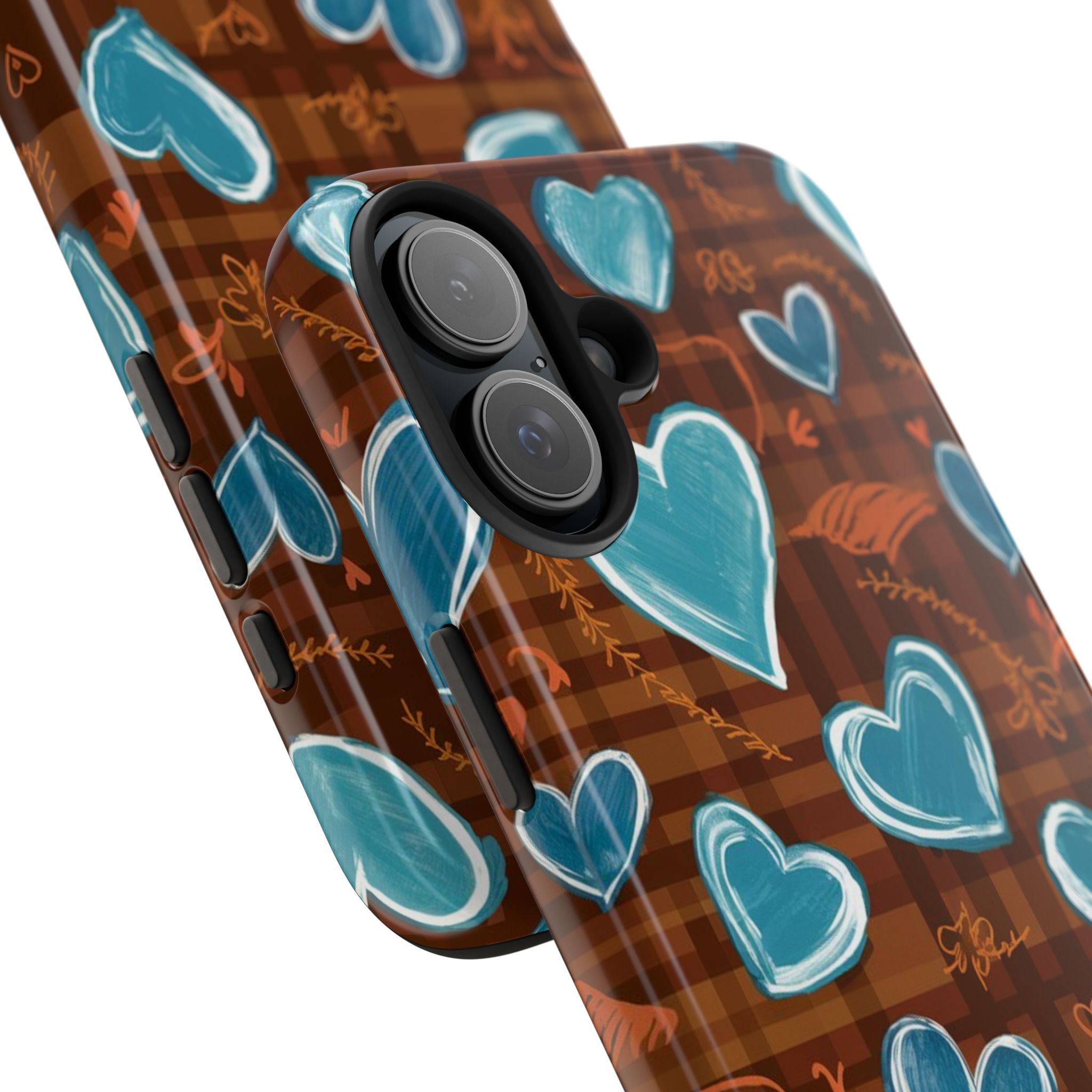 Plaid Blues - Tough Case for iPhone 14, 15, 16 - Spruced Roost