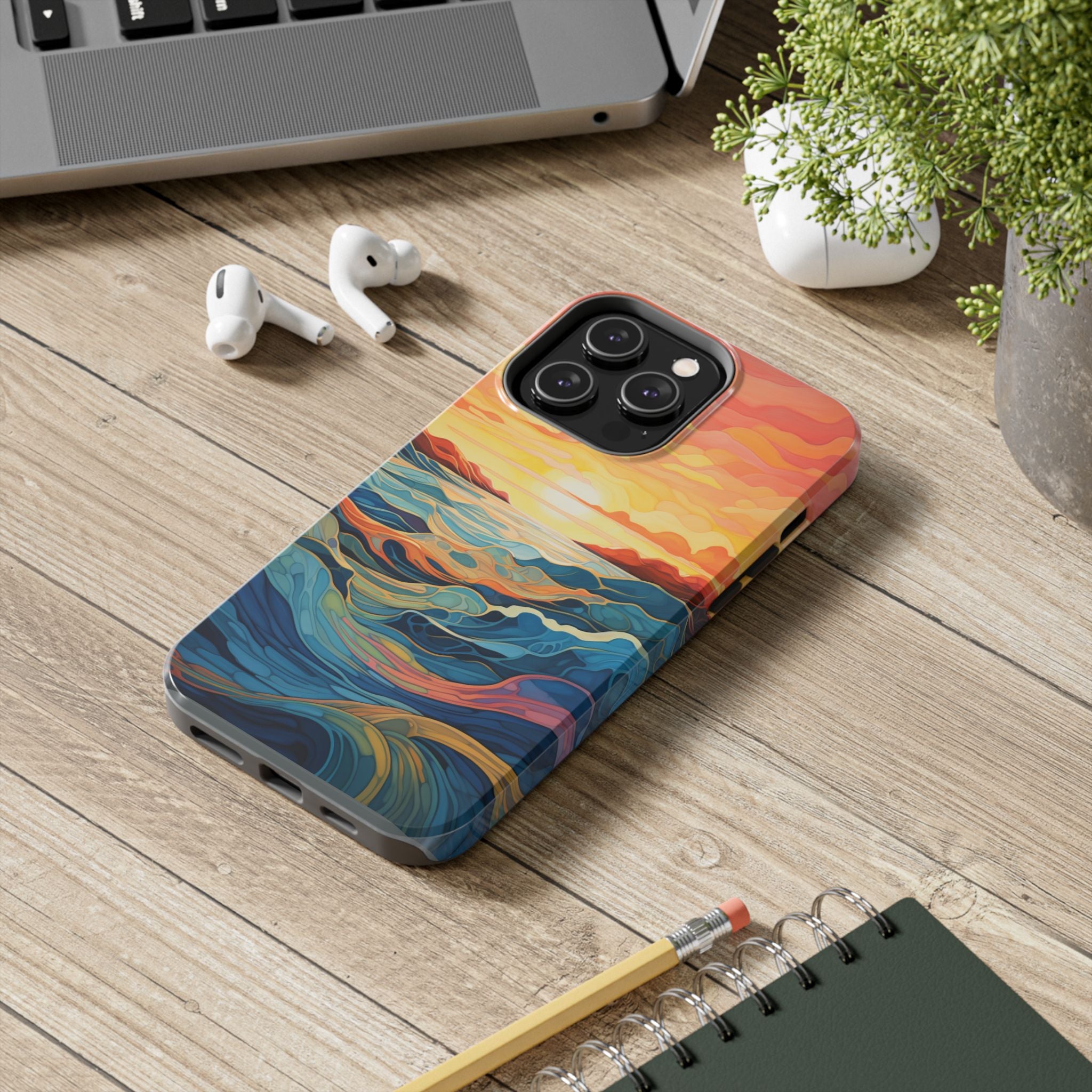 Sunset Swell - Tough Case for iPhone 14, 15, 16